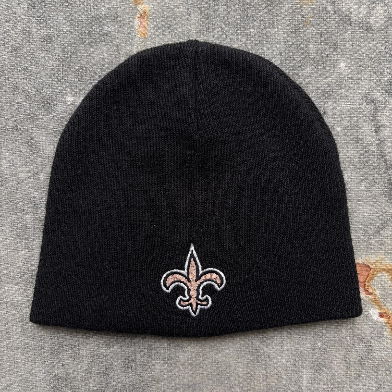 NFL Vintage Y2K New Orleans Saints Football NFL Grunge Beanie Size ONE SIZE - 1 Thumbnail