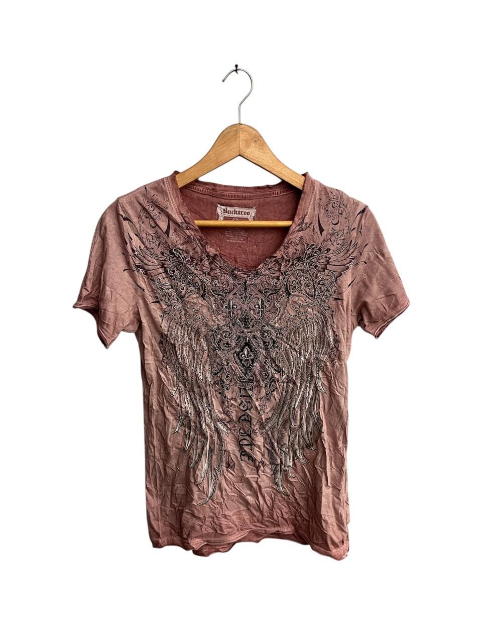 BUCKAROO Gothic Buckaroo Triball Studed Tee Punk Y2k Size US S / EU 44-46 / 1 - 1 Thumbnail