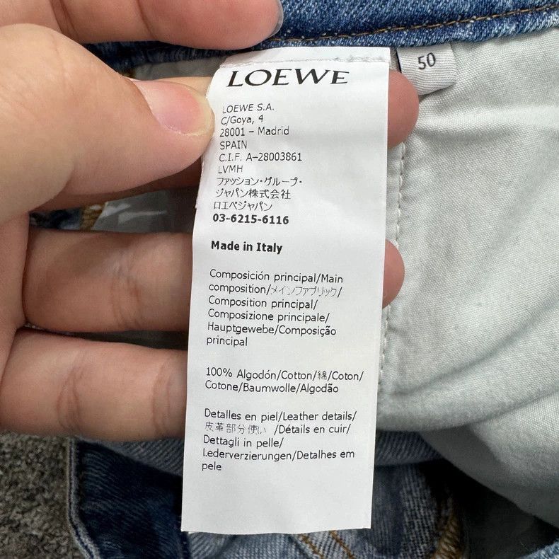 Loewe LOEWE Polo neck denim jacket Size 34" / US 12 / IT 48 - 3 Thumbnail