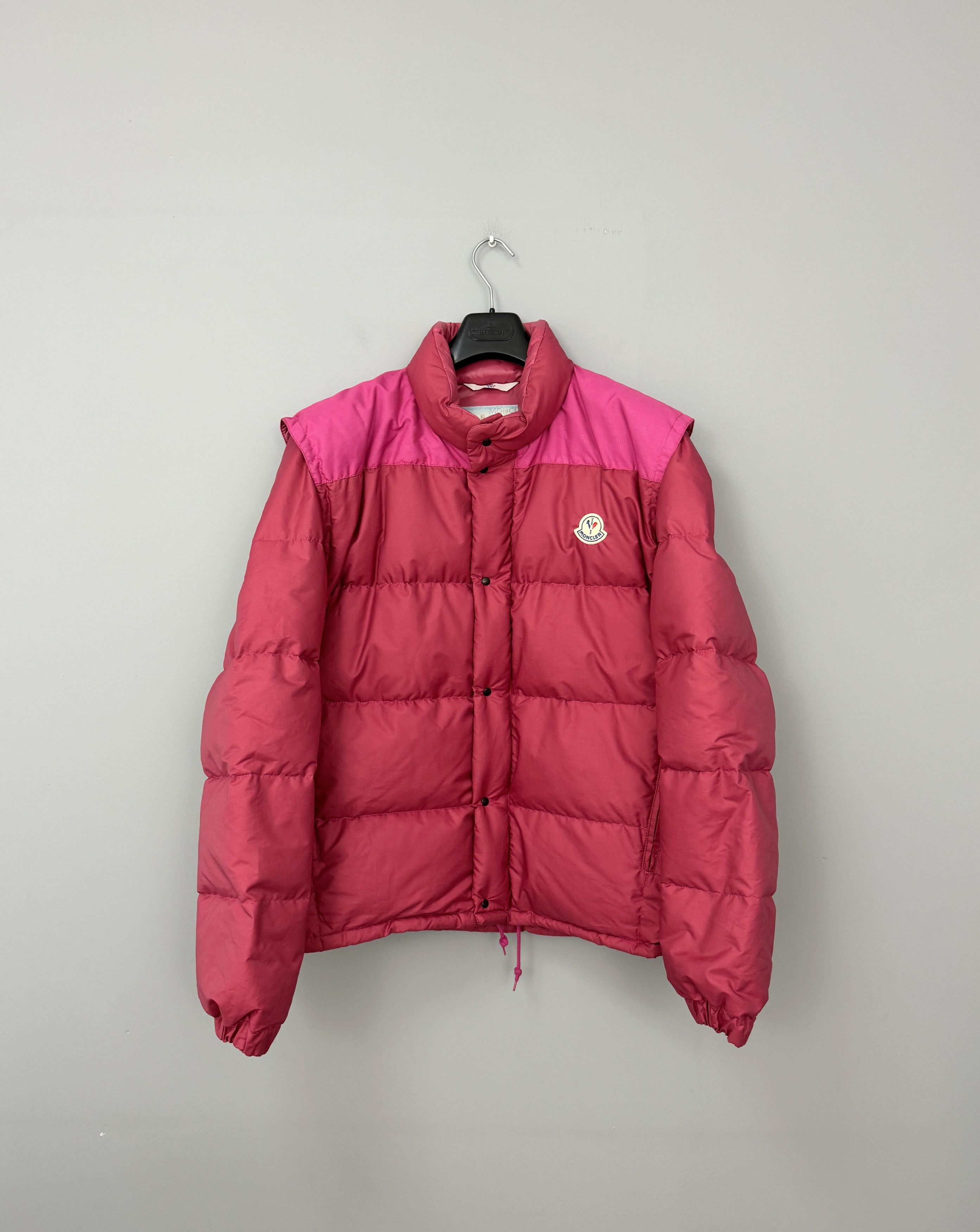 Moncler Vintage Moncler Grenoble Down Jacket Puffer Pink 2 in 1 Size US M / EU 48-50 / 2 - 1 Thumbnail