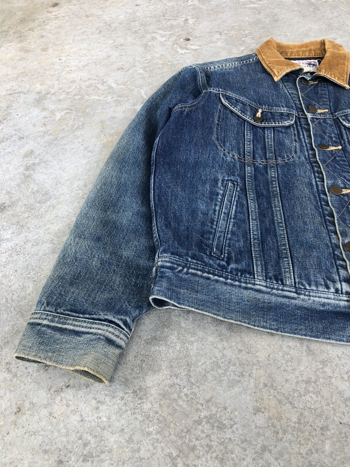 Lee Vintage 70s Lee Storm Rider Blanked Lined Denim Jacket Size US M / EU 48-50 / 2 - 15 Thumbnail