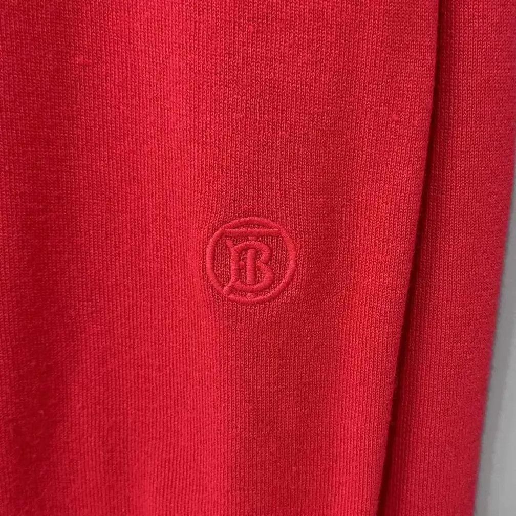 Burberry Burberry Red Embroidered Logo Cashmere Sweater XS Size US XS / EU 42 / 0 - 4 Thumbnail