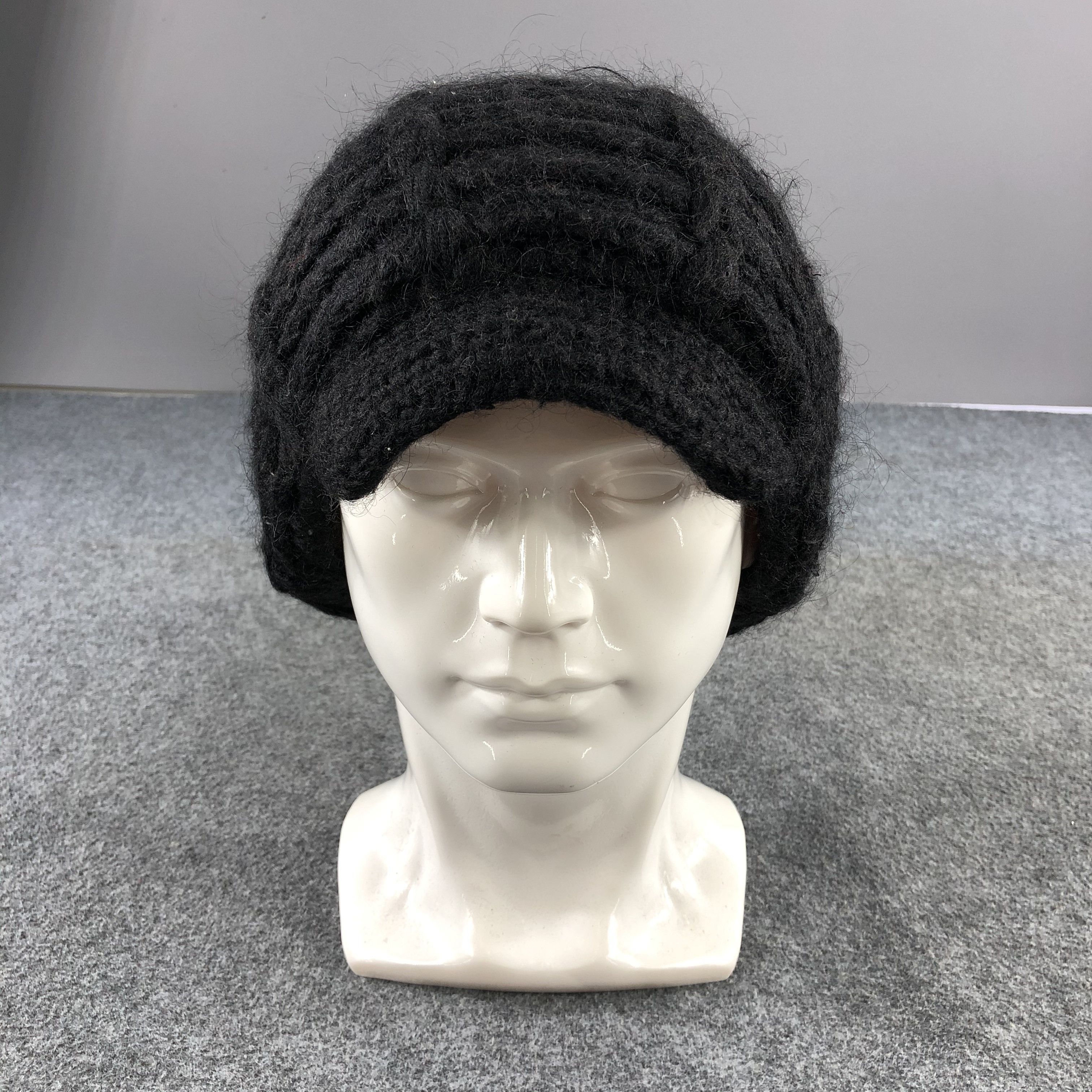 Japanese Brand Unsqueaky Wool Mohair Beanie Snowcap Snow Hat B472 Size ONE SIZE - 2 Thumbnail