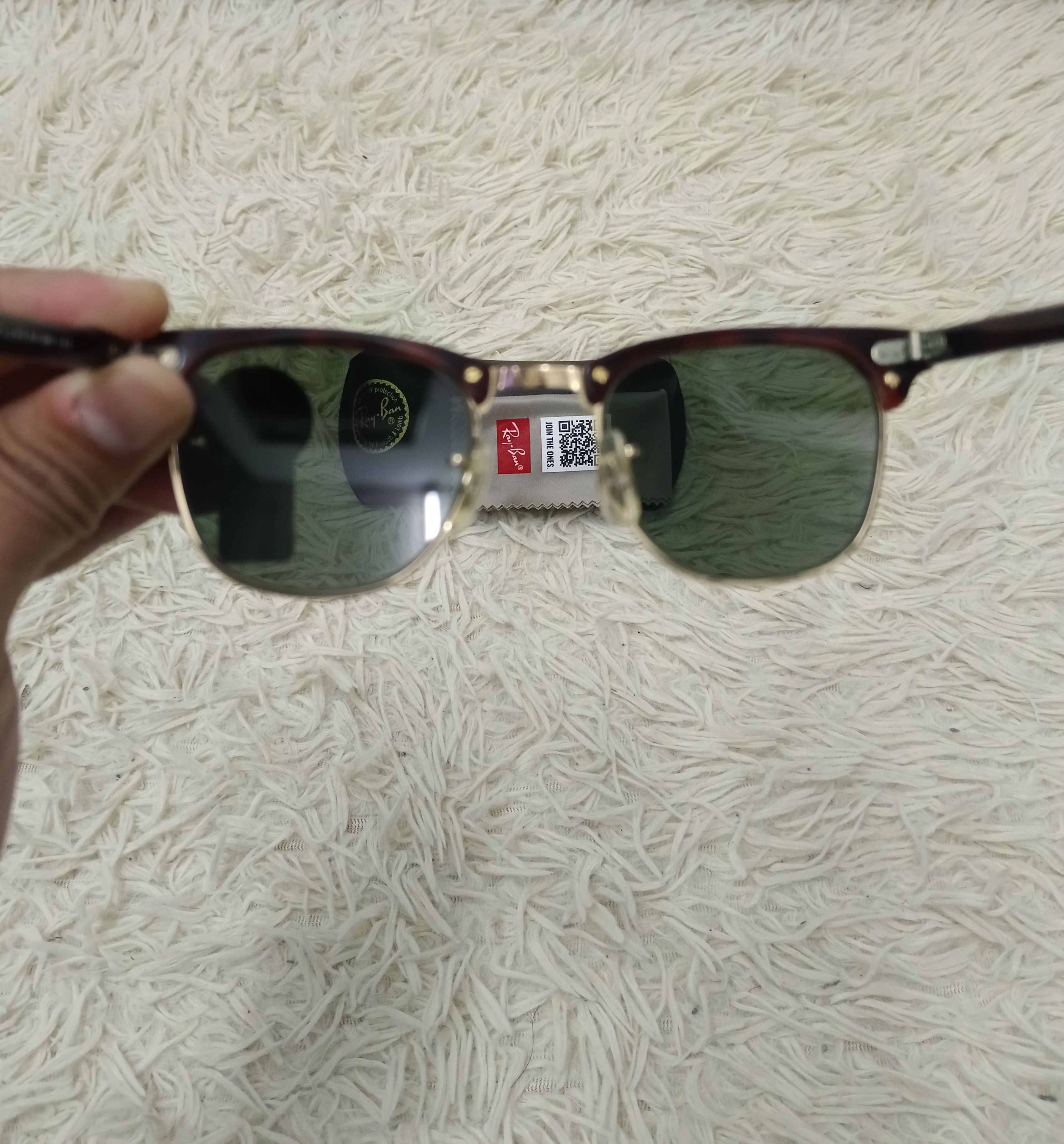 RayBan BRUCE WILLIS RAYBAN CLUBMASTER 80s Size ONE SIZE - 6 Thumbnail