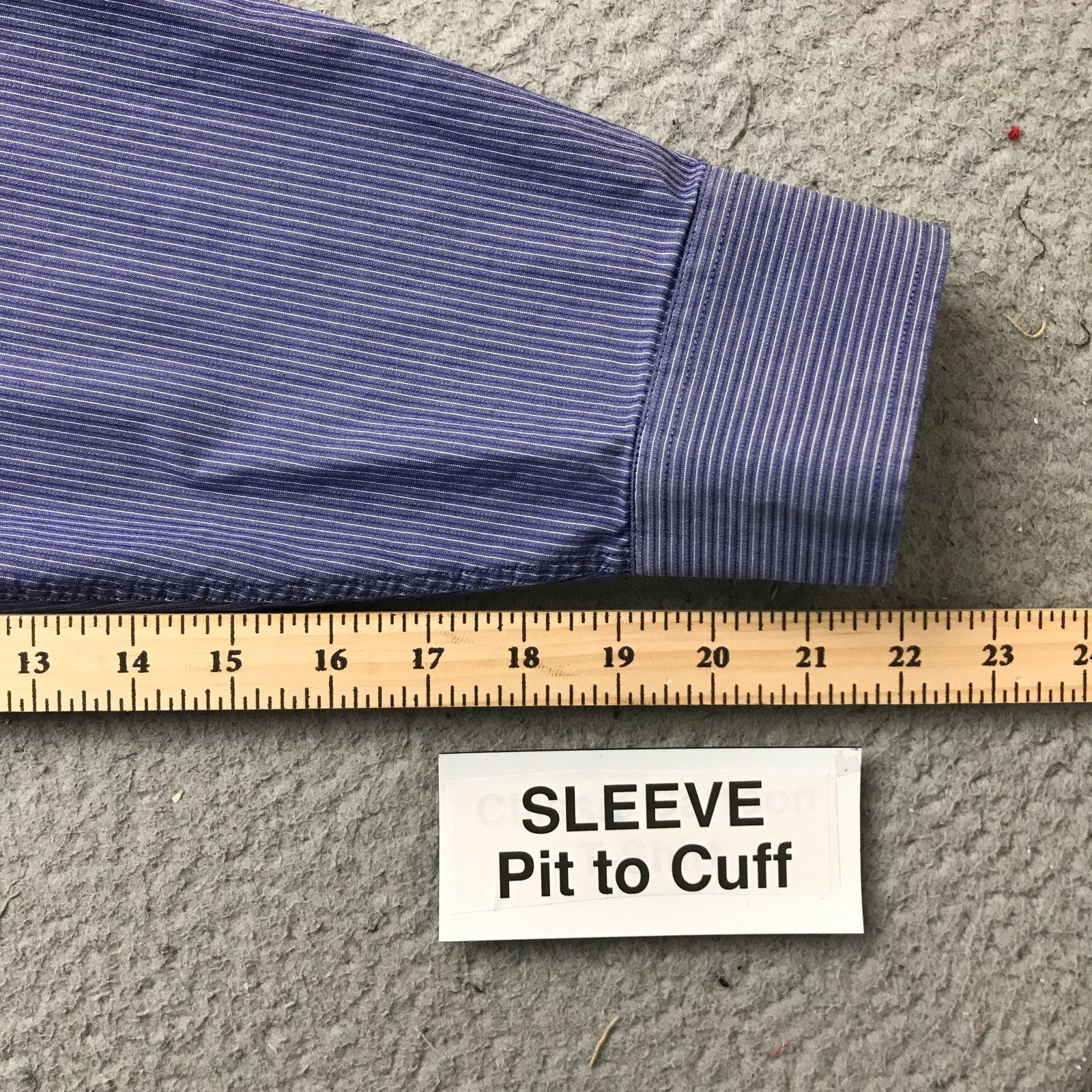 Armani Exchange Armani Exchange Button Up Dress Shirt Mens L Pinstripe Blue Size US L / EU 52-54 / 3 - 7 Thumbnail