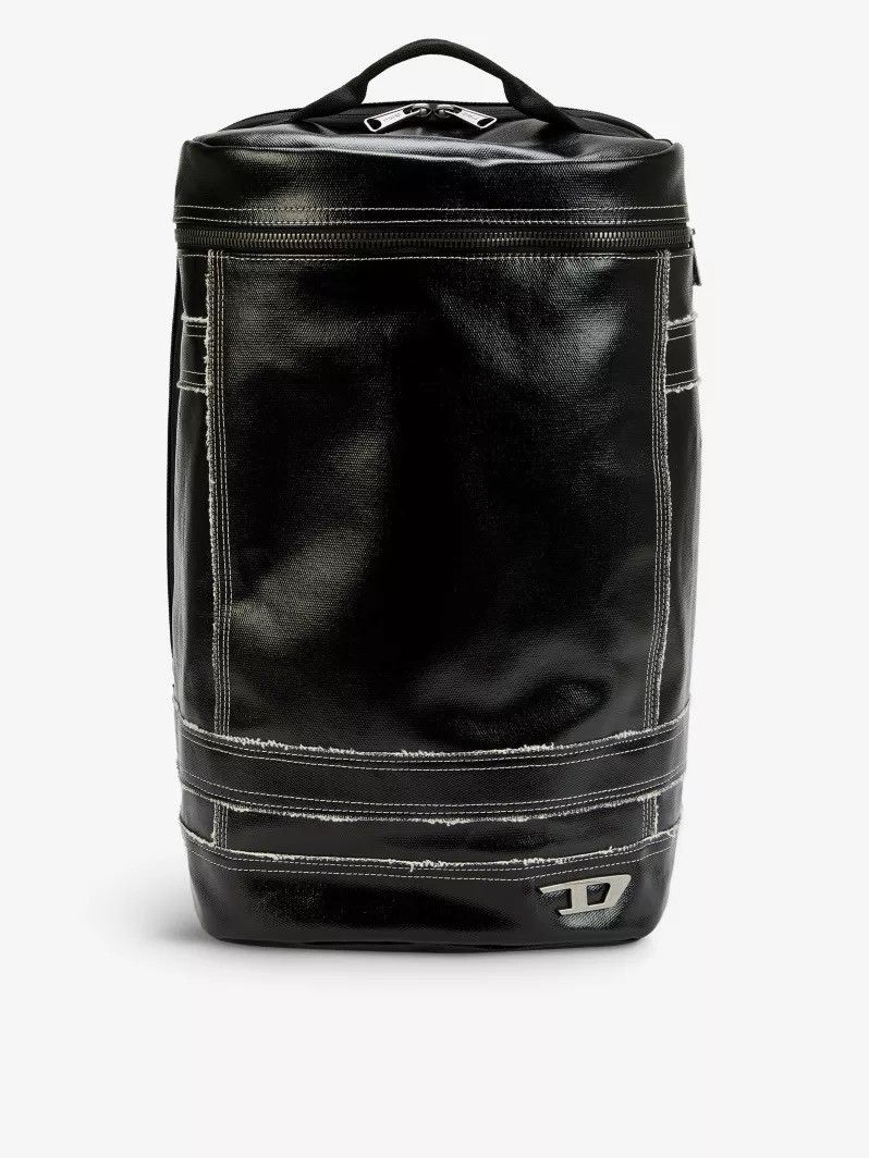 Diesel Authentic DIESEL Men's Coated Canvas Backpack Size ONE SIZE - 1 Thumbnail