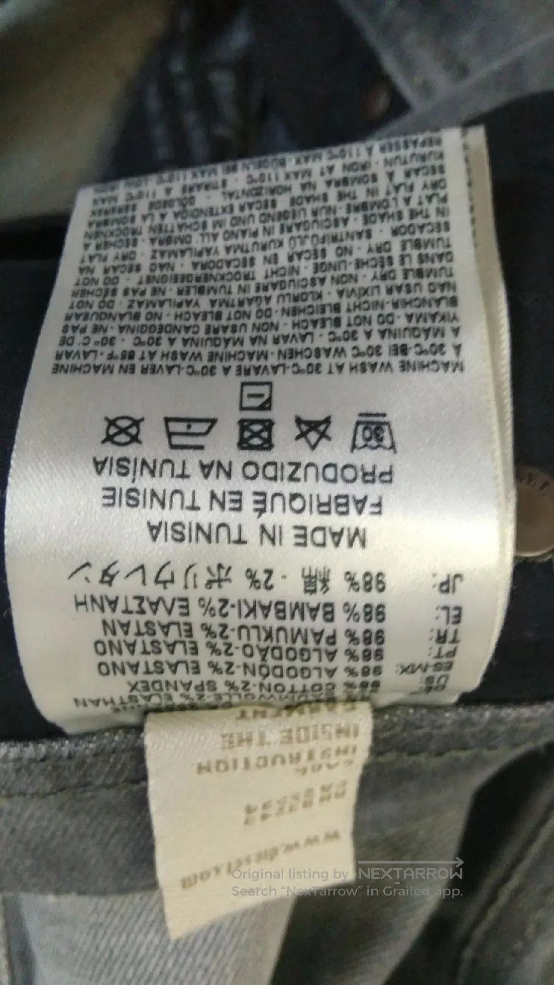 Diesel Diesel Tepphar 0839N Jeans W32L32. Size US 32 / EU 48 - 9 Thumbnail