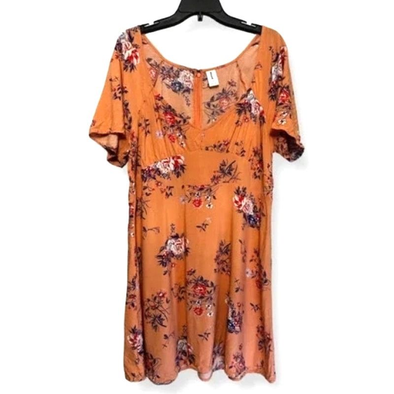 Other Abound Skater Dress Floral Short Sleeve Multicolor L NWOT Size L / US 10 / IT 46 - 2 Thumbnail