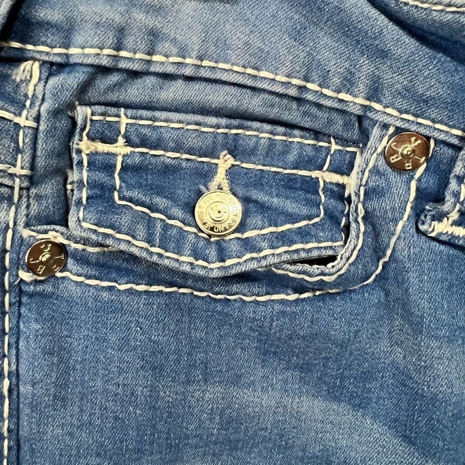 True Religion True Religion Jennie Mid Rise Curvy Skinny Jean Sz 30 NWT Size 30" / US 8 / IT 44 - 6 Thumbnail