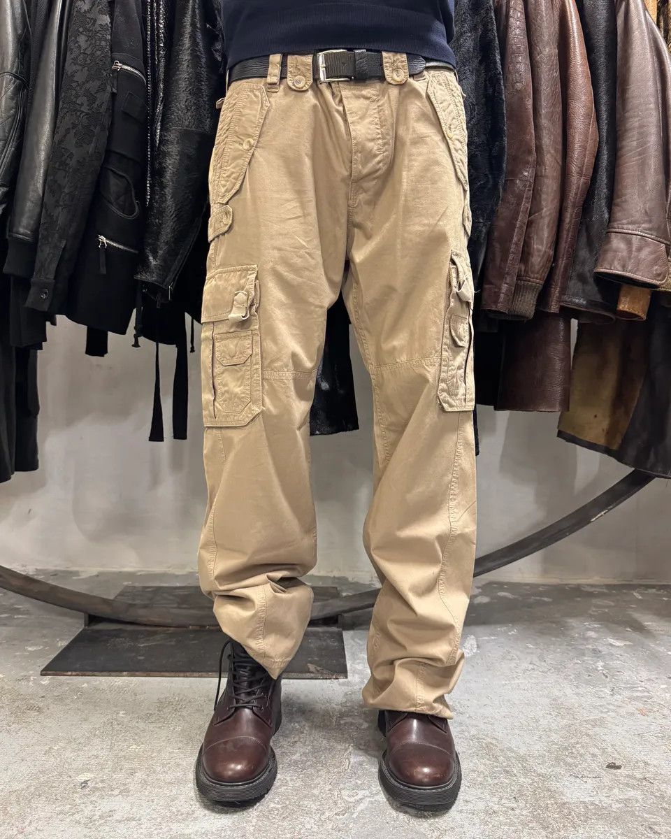 Dolce & Gabbana 2000s Dolce & Gabbana Technical Beige Cargo Pants Size US 37 - 3 Thumbnail