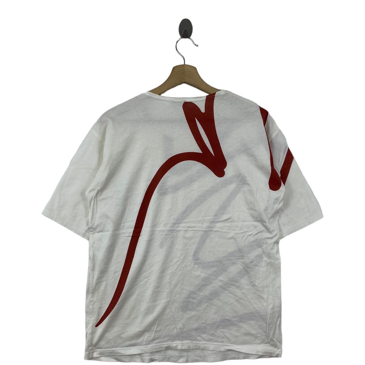 Other MAYKA Italian Brand Big Brand print White Short Sleeve Shirt Size US M / EU 48-50 / 2 - 4 Thumbnail