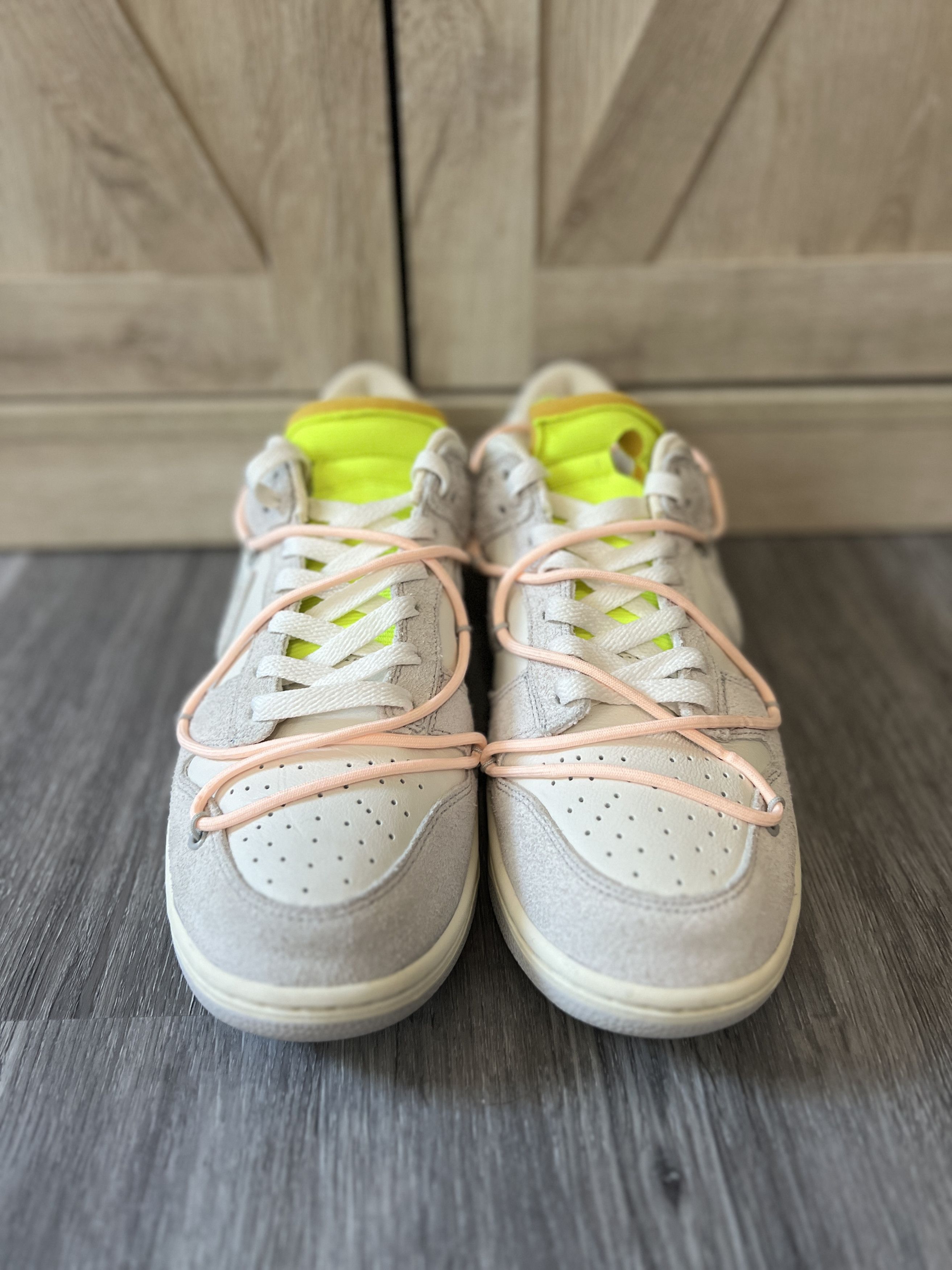 Nike Nike Dunk Low Off-White Lot 12 Size US 9.5 / EU 42-43 - 3 Thumbnail