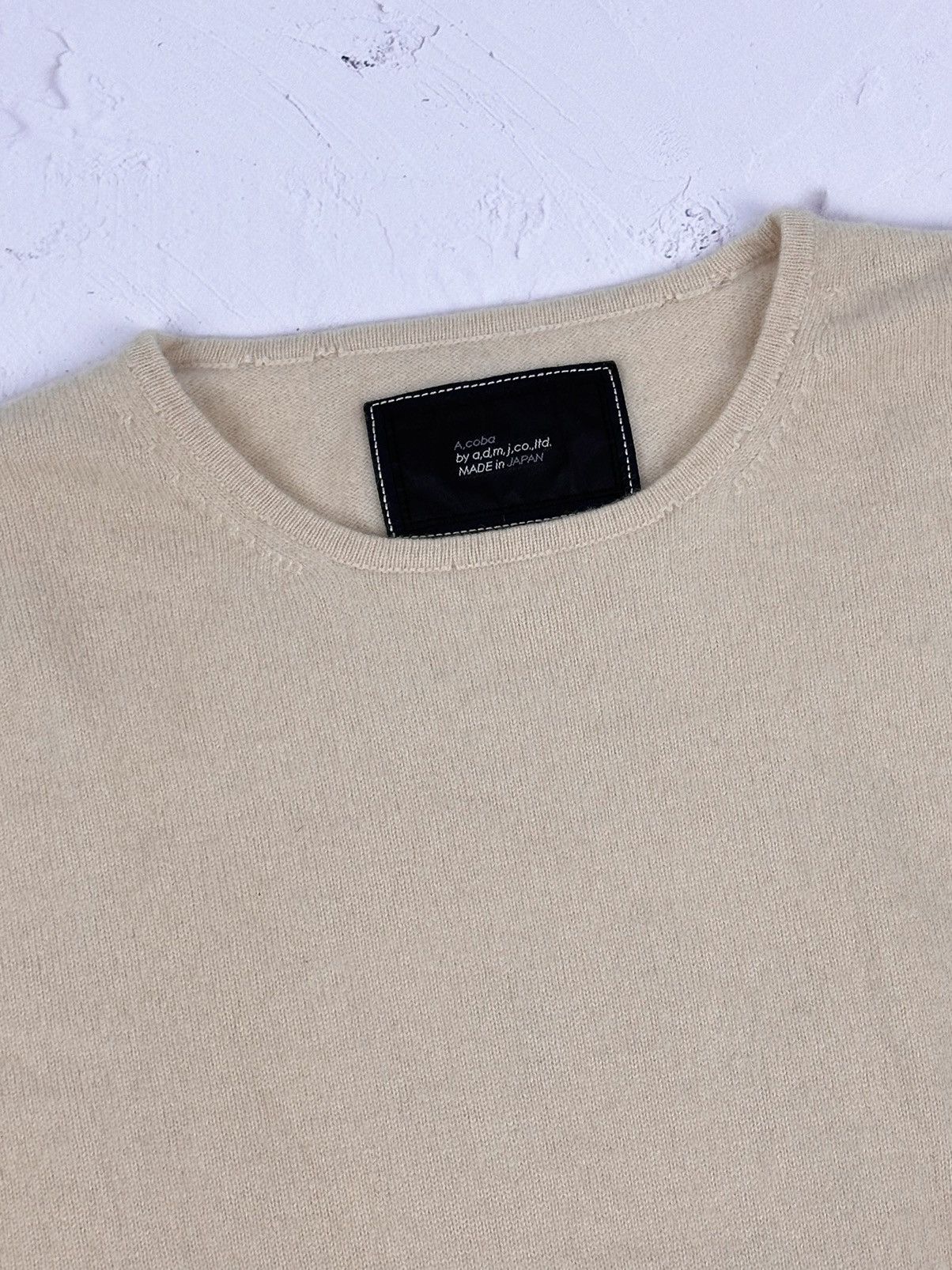 Japanese Brand × Vintage Vintage Made in Japan Cashmere Beige Sweater Size US M / EU 48-50 / 2 - 5 Thumbnail