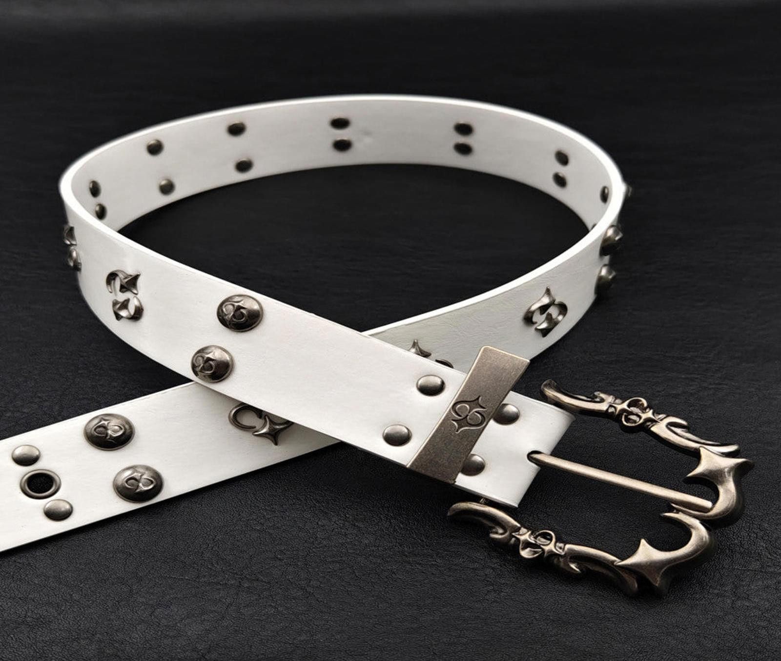 Other Studded Belt with Decorative Buckle Size ONE SIZE - 3 Thumbnail