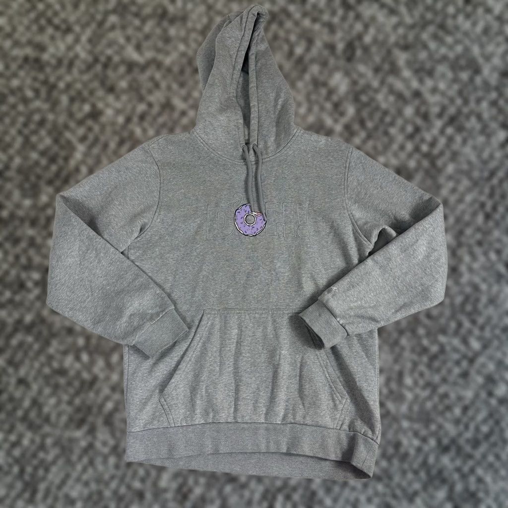 Adidas Adidas Simpsons DOH Hoodie Sweater Heather Gray HA5816 Men’s Medium Standard Fit Hooded, Graphic Print, Pockets, Drawstring, Athletic Shirt Size US M / EU 48-50 / 2 - 1 Thumbnail