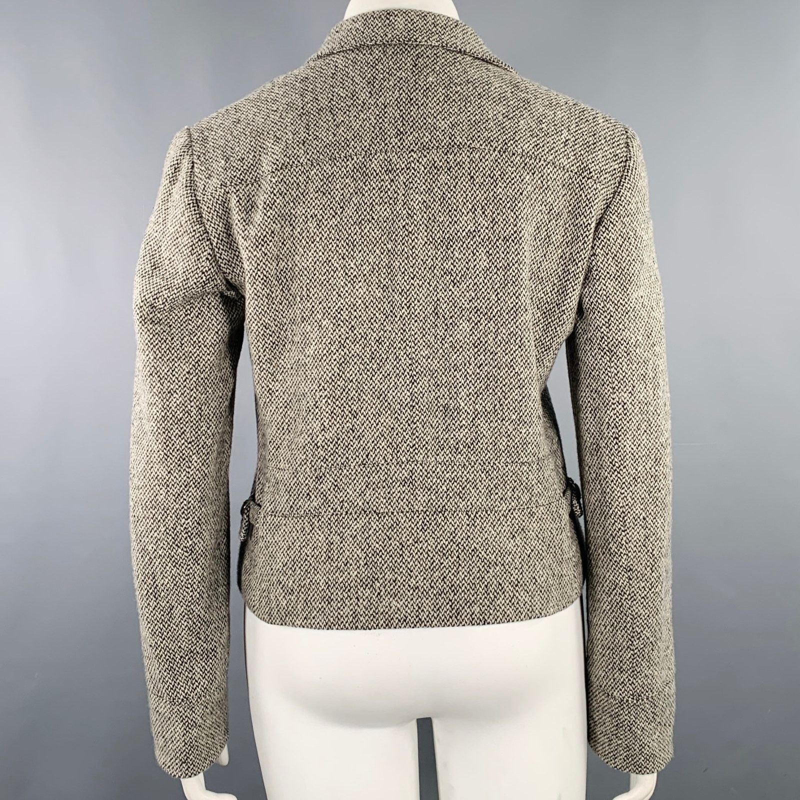 Ralph Lauren RALPH LAUREN Size L Brown Taupe Virgin Wool Blend Jacket Size L / US 10 / IT 46 - 3 Thumbnail