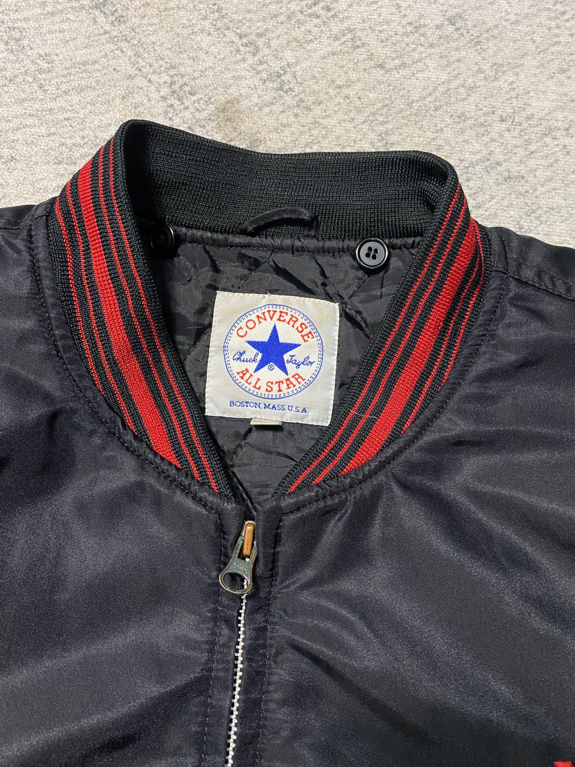 Converse Vtg Converse USA Boston Embroidered Big Logo Bomber Jacket Size US L / EU 52-54 / 3 - 9 Thumbnail