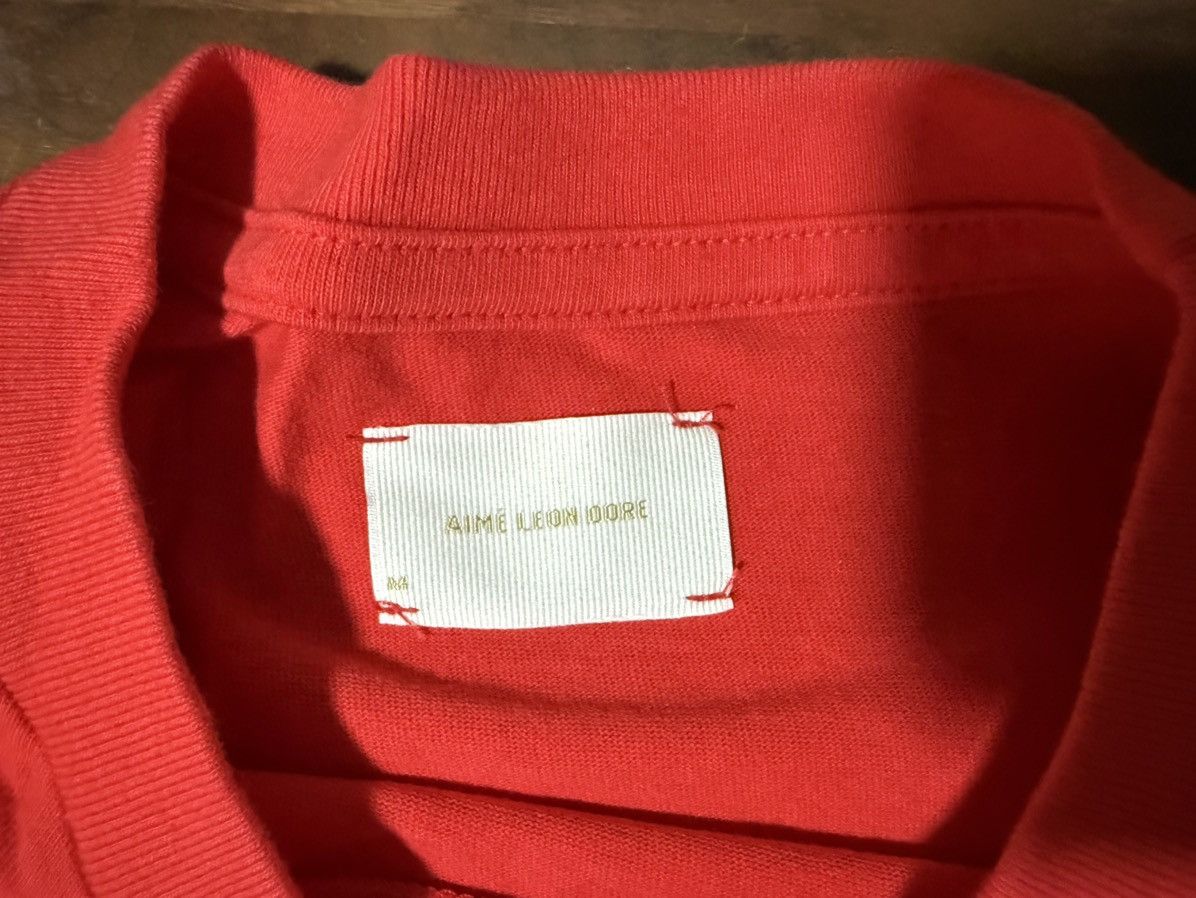 Aime Leon Dore Aime Leon Dore ALD Crest Pocket Tee in True Red Size Medium Size US M / EU 48-50 / 2 - 3 Thumbnail