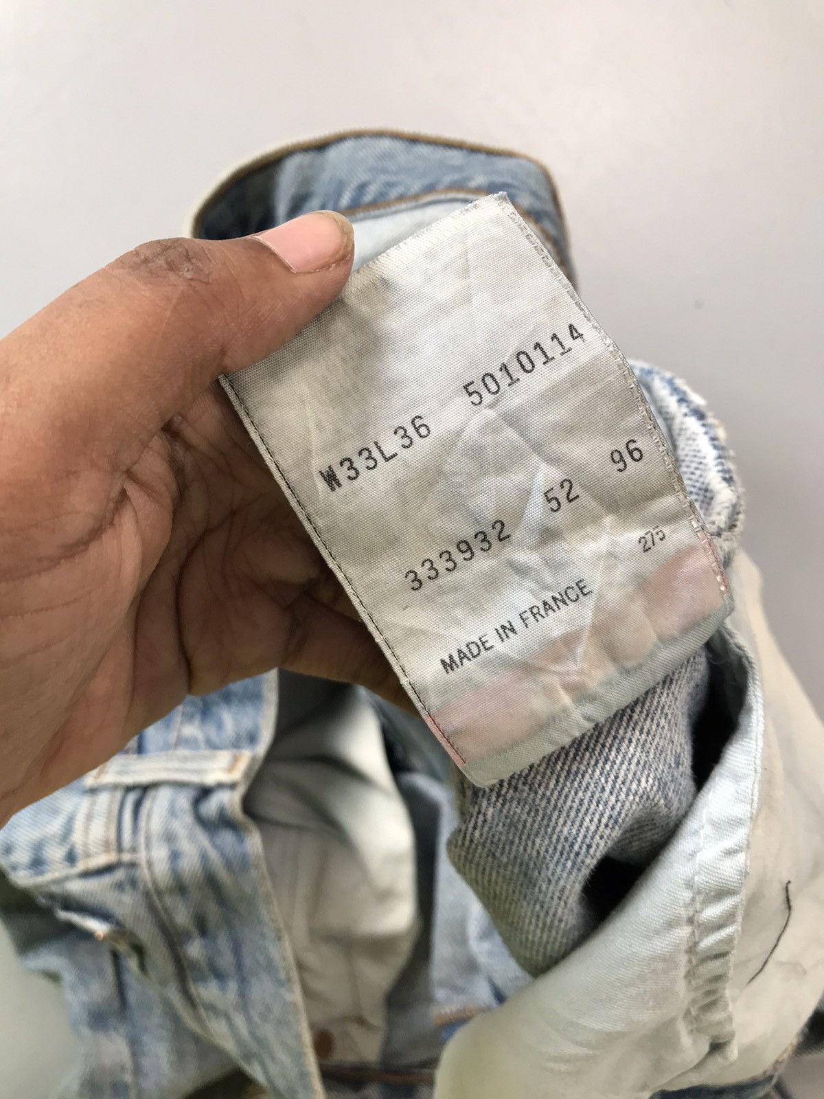 Levi's Vintage Levi’s 501 distressed denim Size US 32 / EU 48 - 10 Thumbnail