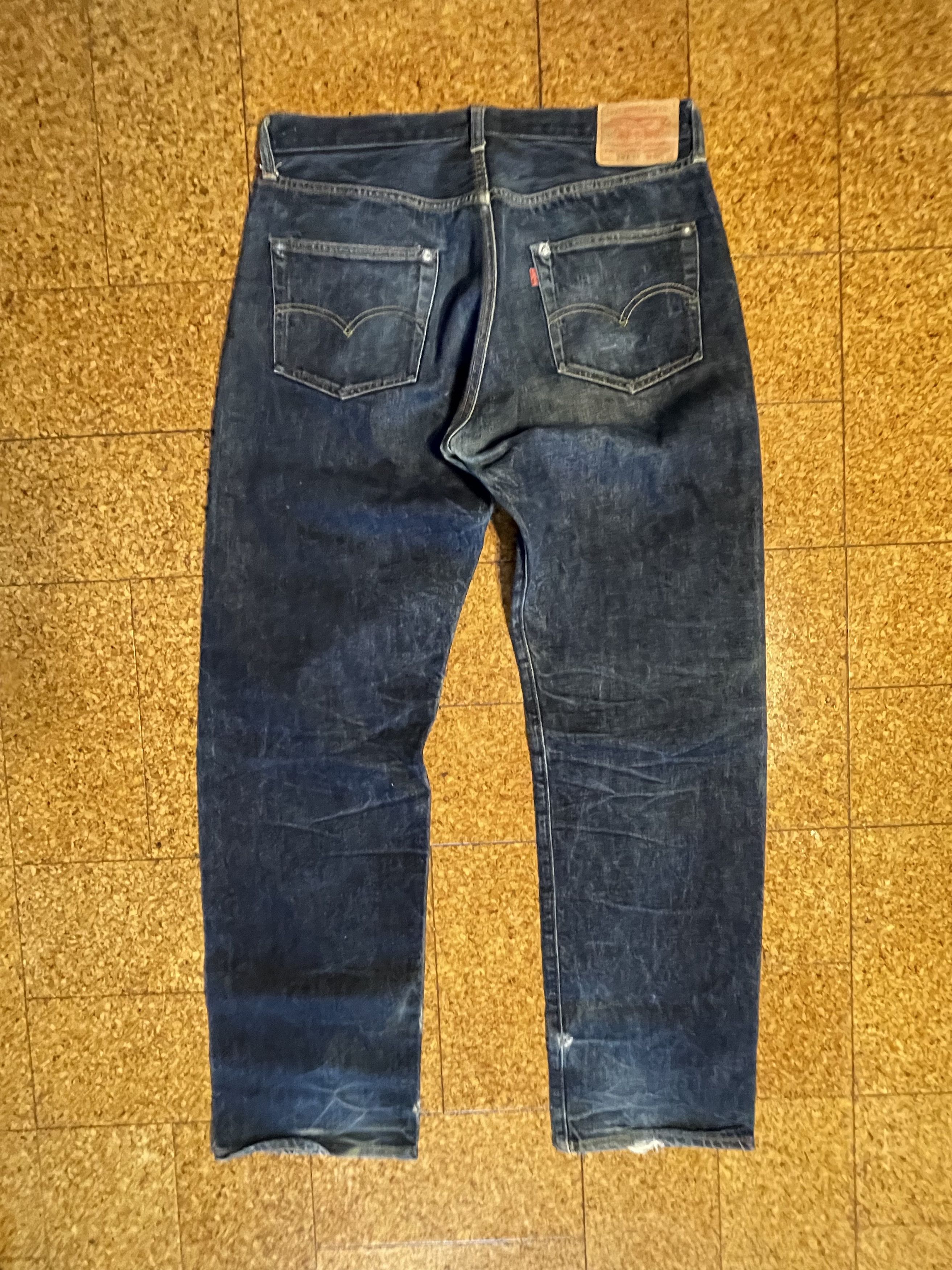 Levi's Levi’s 501XX Valencia 555 Made USA Selvedge 36x36 Size US 35 - 3 Thumbnail