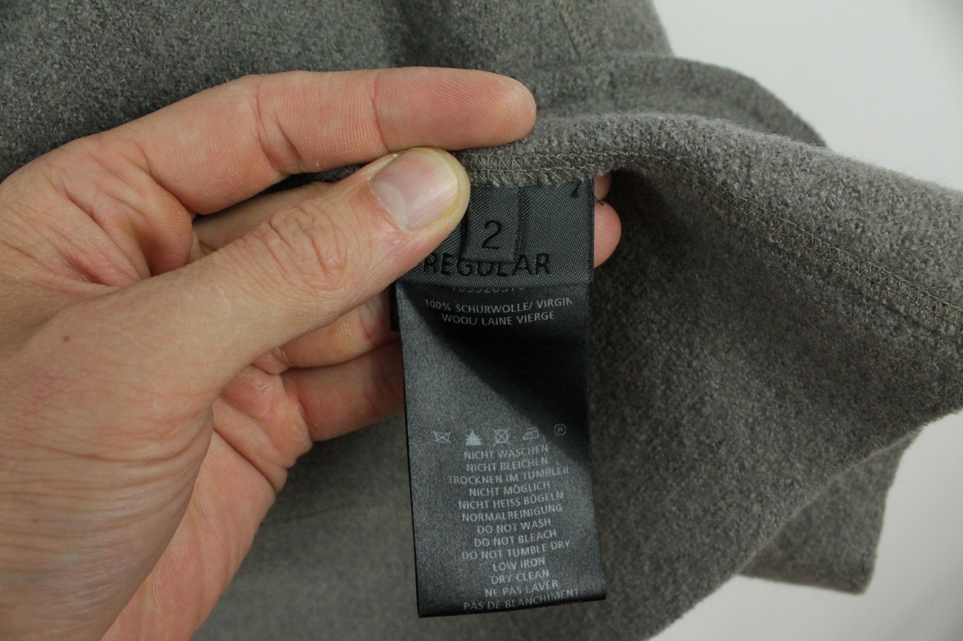 OSKA OSKA Gray Boiled Wool Jacket Regular 2 Women's Size M / US 6-8 / IT 42-44 - 9 Thumbnail