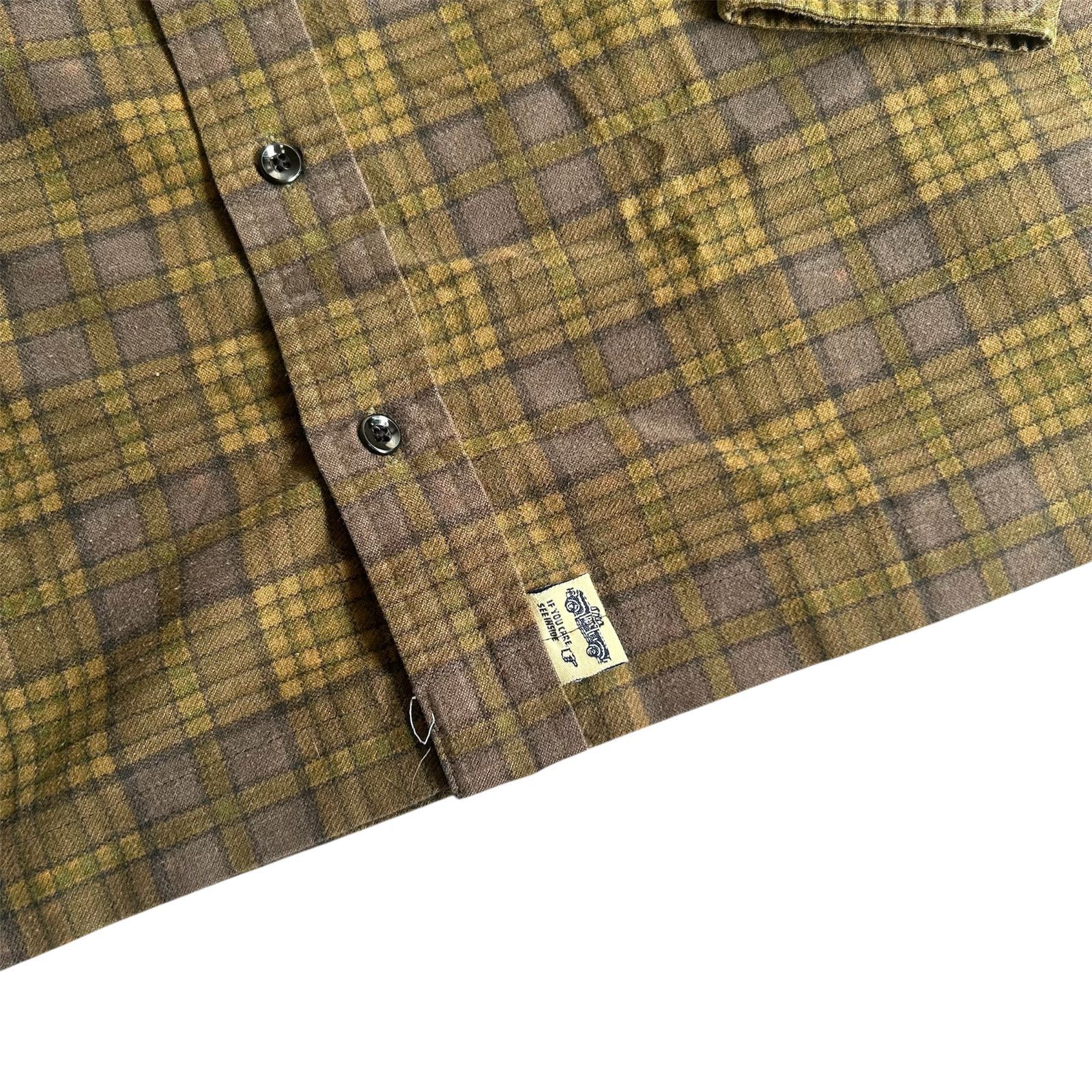 RRL Ralph Lauren Ralph Lauren RRL Double RL Psychedelic Plaid Tartan Faded Size US S / EU 44-46 / 1 - 4 Thumbnail