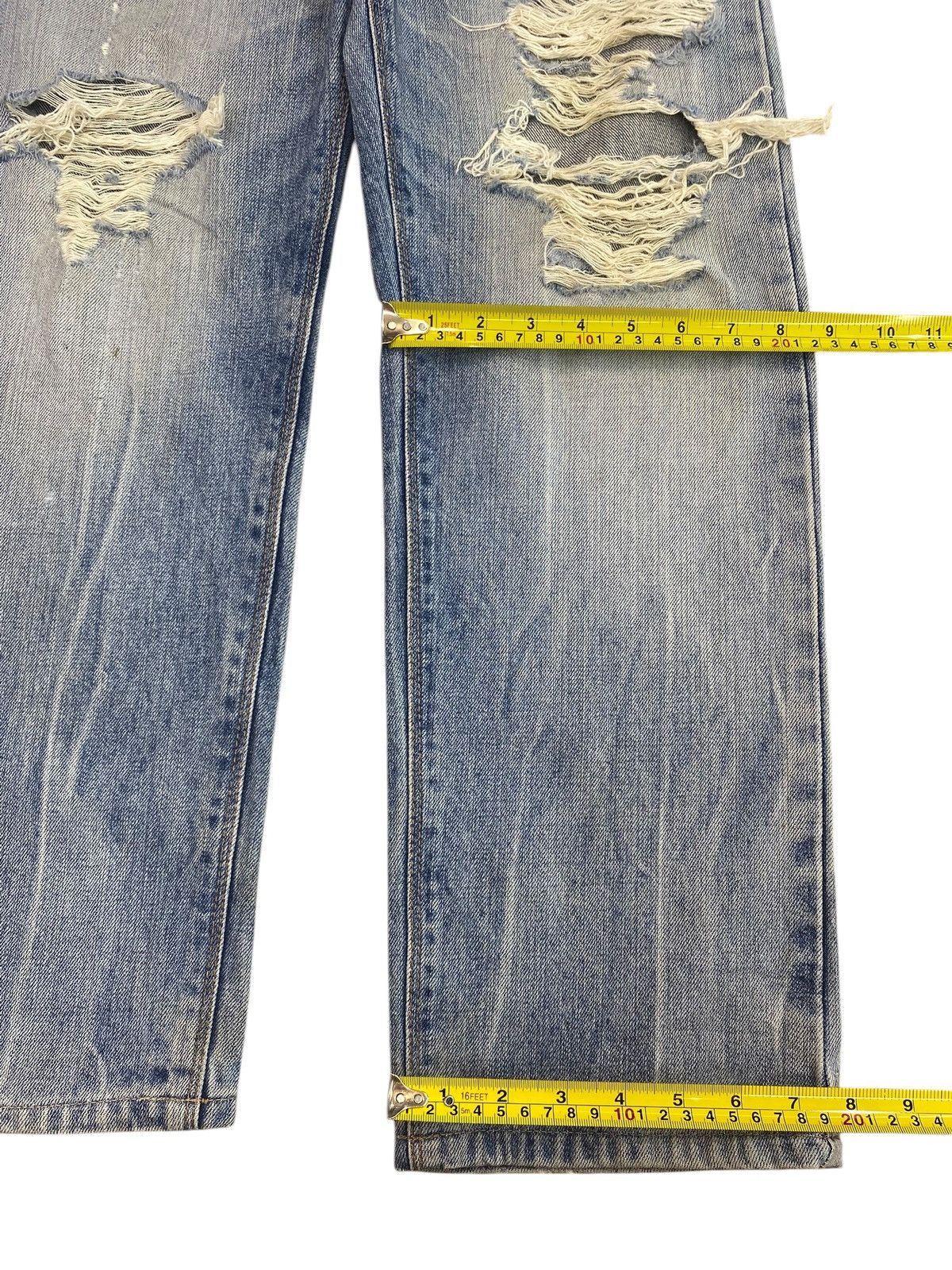Edwin Edwin Vintage Faded Wash Distressed Style Loose Jeans Size US 32 / EU 48 - 8 Thumbnail