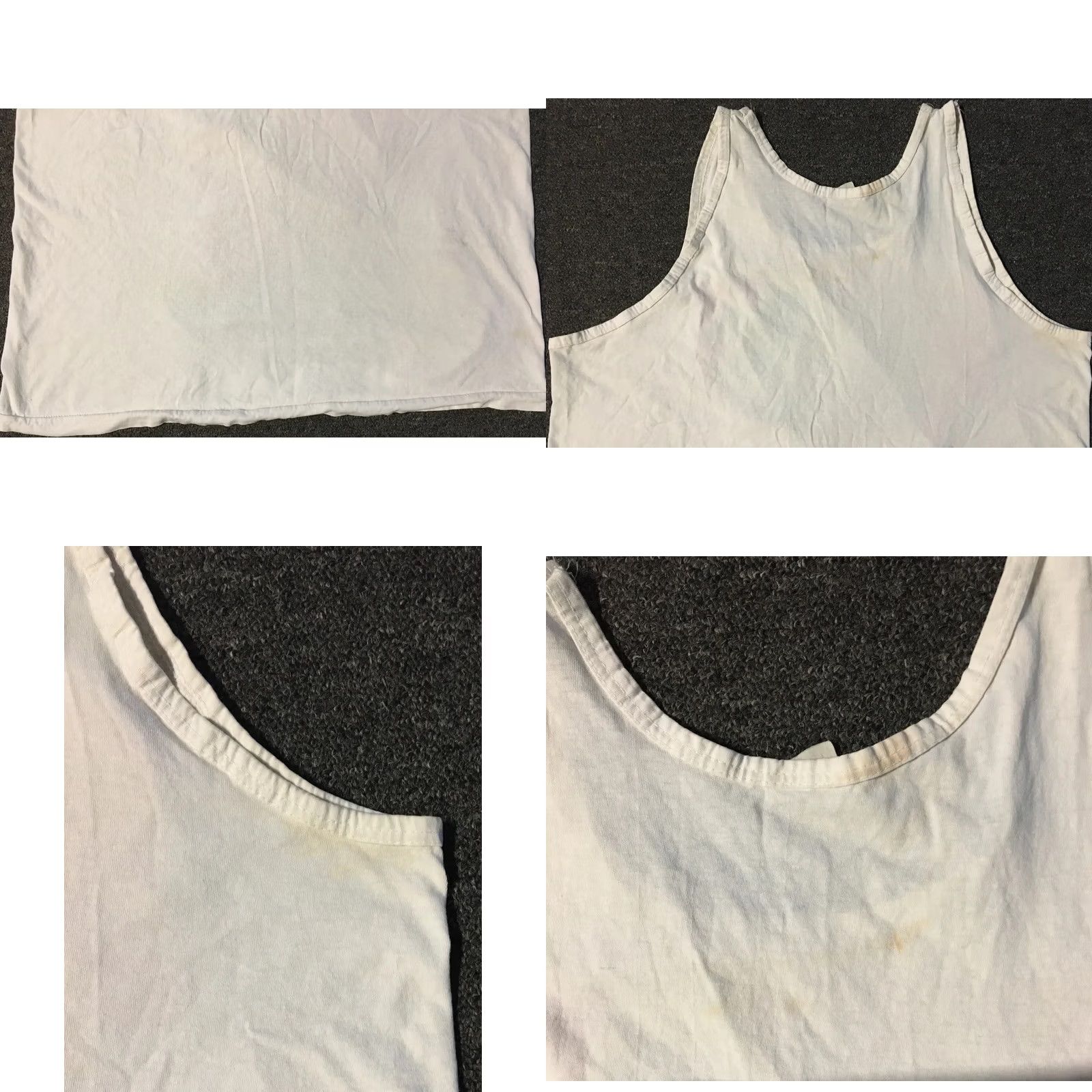 Vintage VINTAGE Trinidad & Tobago Tank Top S Shirt Sleeveless White 80s 90s Grunge Beach Surf Tribal Small Mens Size US S / EU 44-46 / 1 - 8 Thumbnail