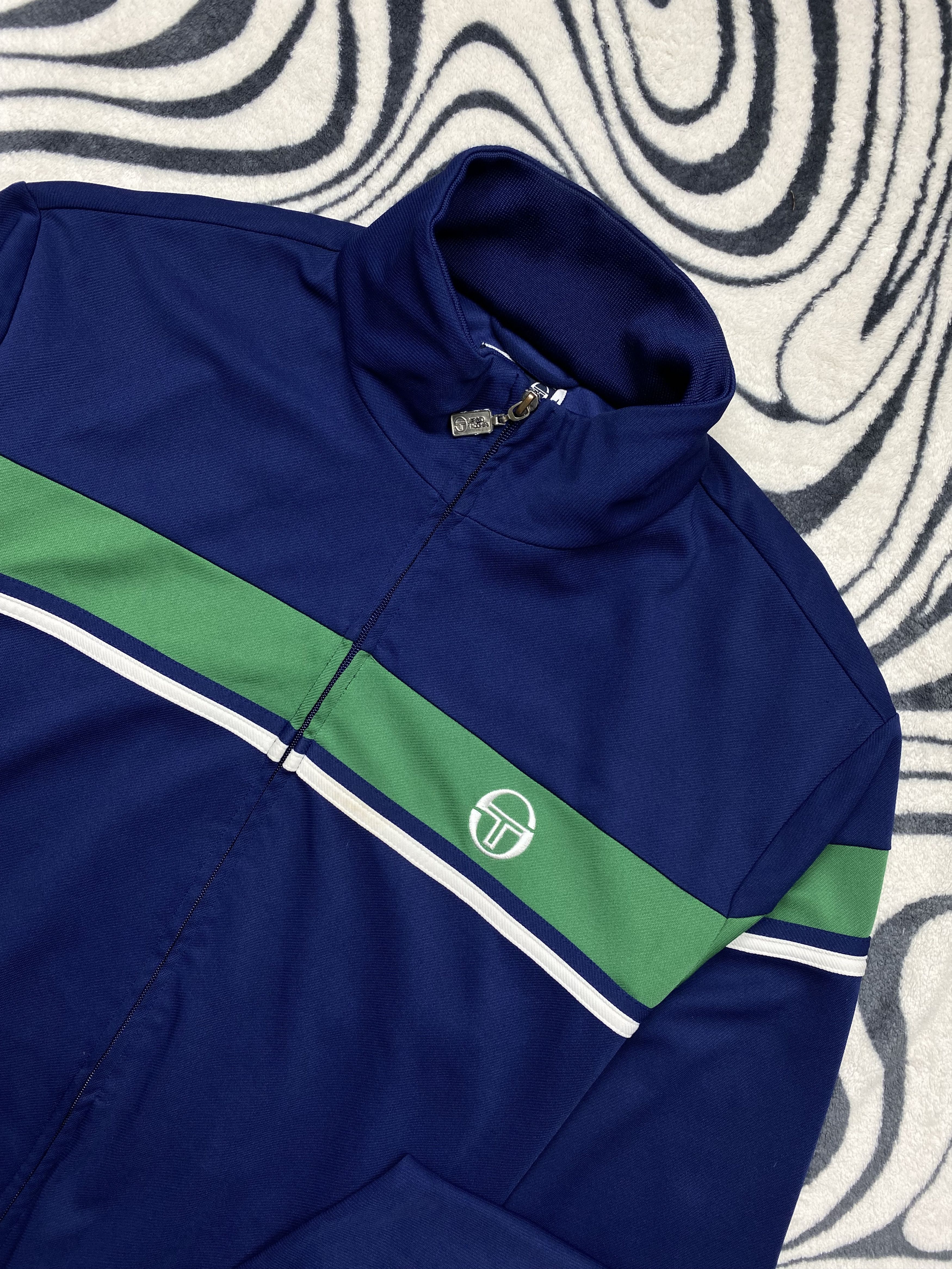 Sergio Tacchini Sergio Tacchini Vintage Mens Track Top Jacket Y2K Size US XXL / EU 58 / 5 - 2 Thumbnail