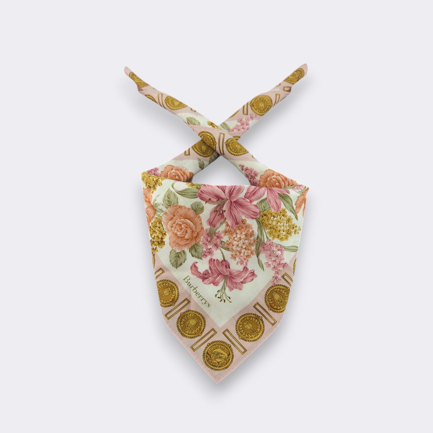 Burberry Vintage Burberry Handkerchief Neckerchief Bandana H025E Size ONE SIZE - 2 Thumbnail