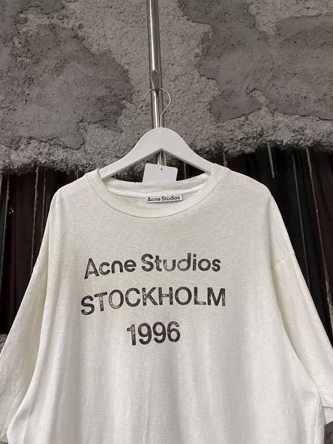 Acne Studios Acne Studios 1996 Slogan Distressed Tee Size US 28 / EU 44 - 3 Thumbnail