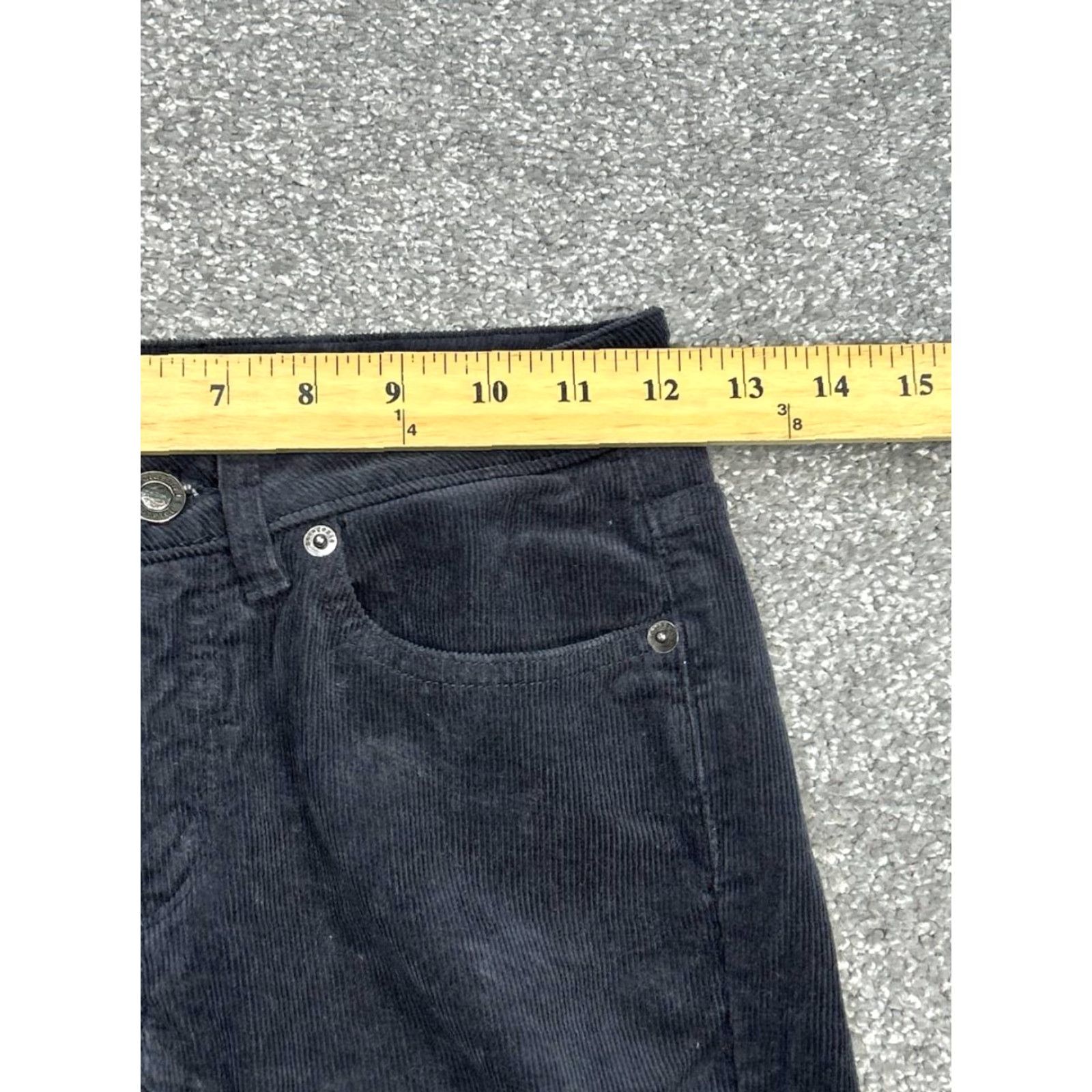 Patagonia Patagonia Pants Womens 24 Corduroy Blue Logo Skinny Low Rise Size 42" / US 20 - 5 Thumbnail