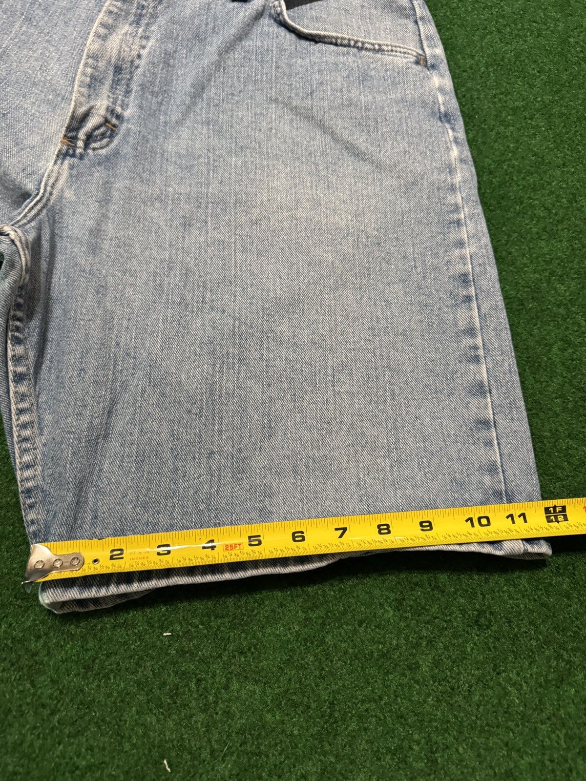Wrangler Y2K Wranger Light Wash Jorts Baggy Grunge Denim Shorts Size US 38 / EU 54 - 7 Thumbnail