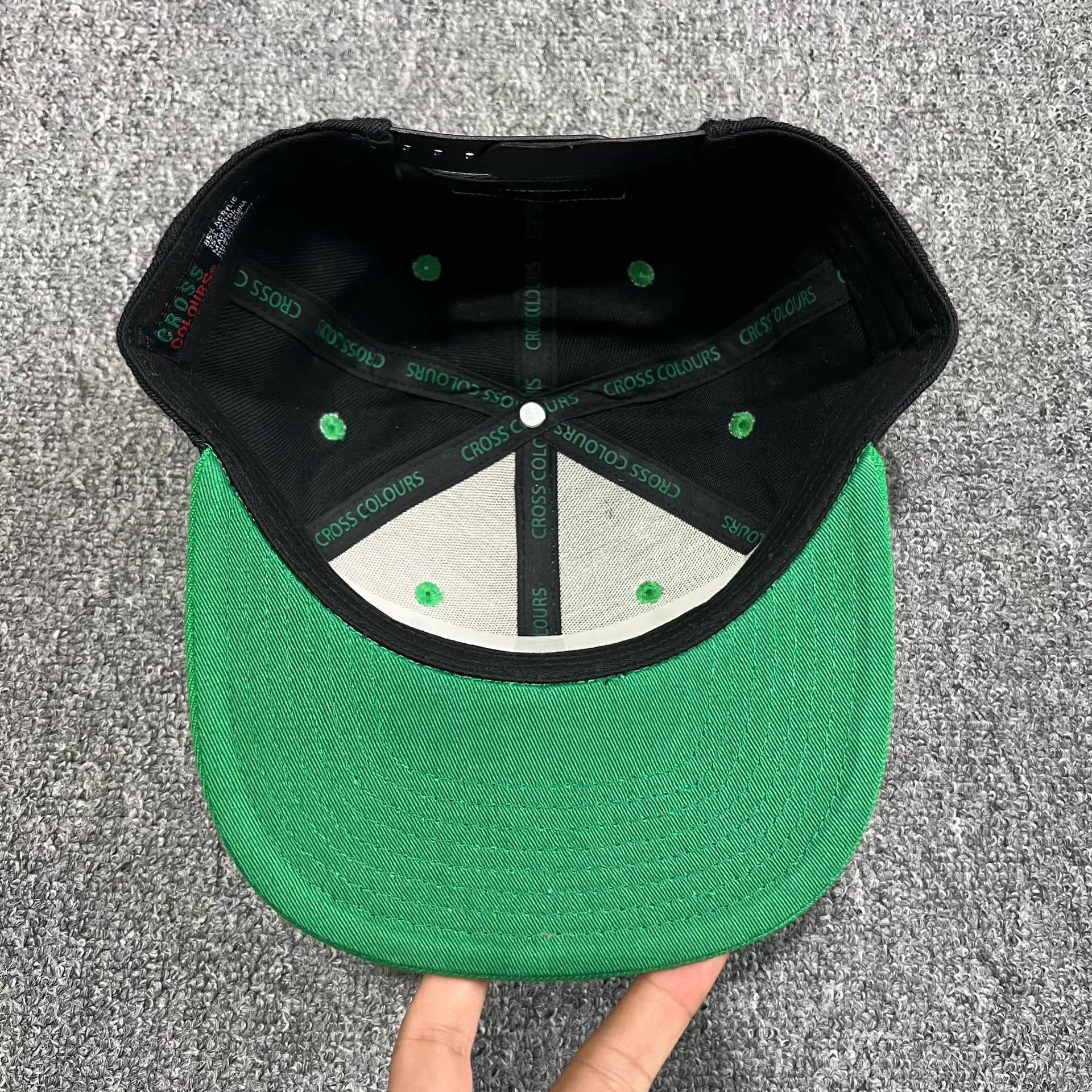 Cross Colours Cross Colours Curved Brim Baseball Cap / Sun Hat Q7 Size ONE SIZE - 3 Thumbnail