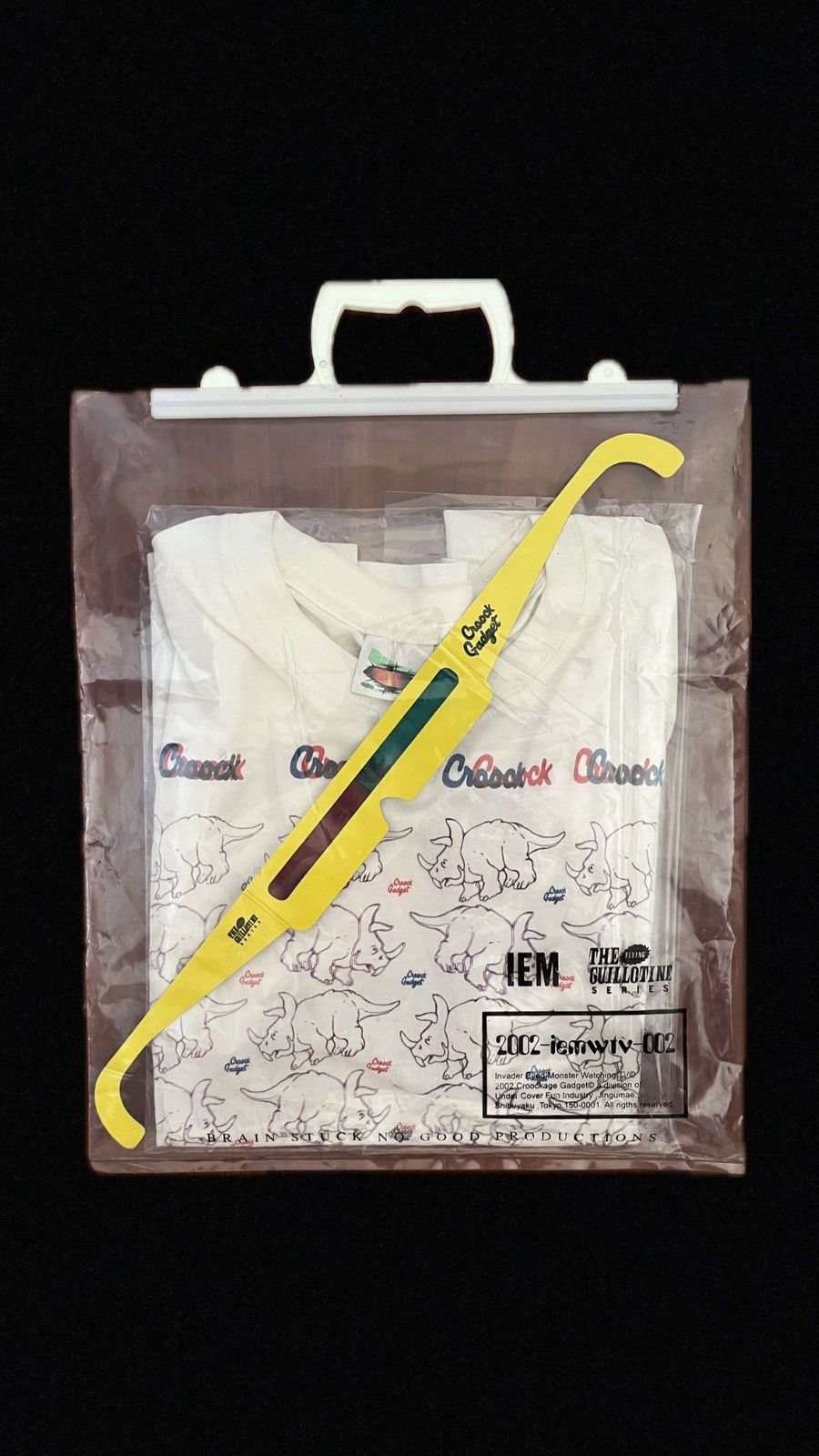 Jun Takahashi Undercover "The Guillotine" 3D Triceratops Tee 2002 Size US S / EU 44-46 / 1 - 2 Thumbnail