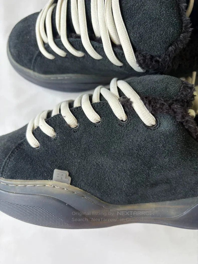 ERL ERL Suede Bread Skate Shoes in Black. Size US 8 / EU 41 - 2 Thumbnail