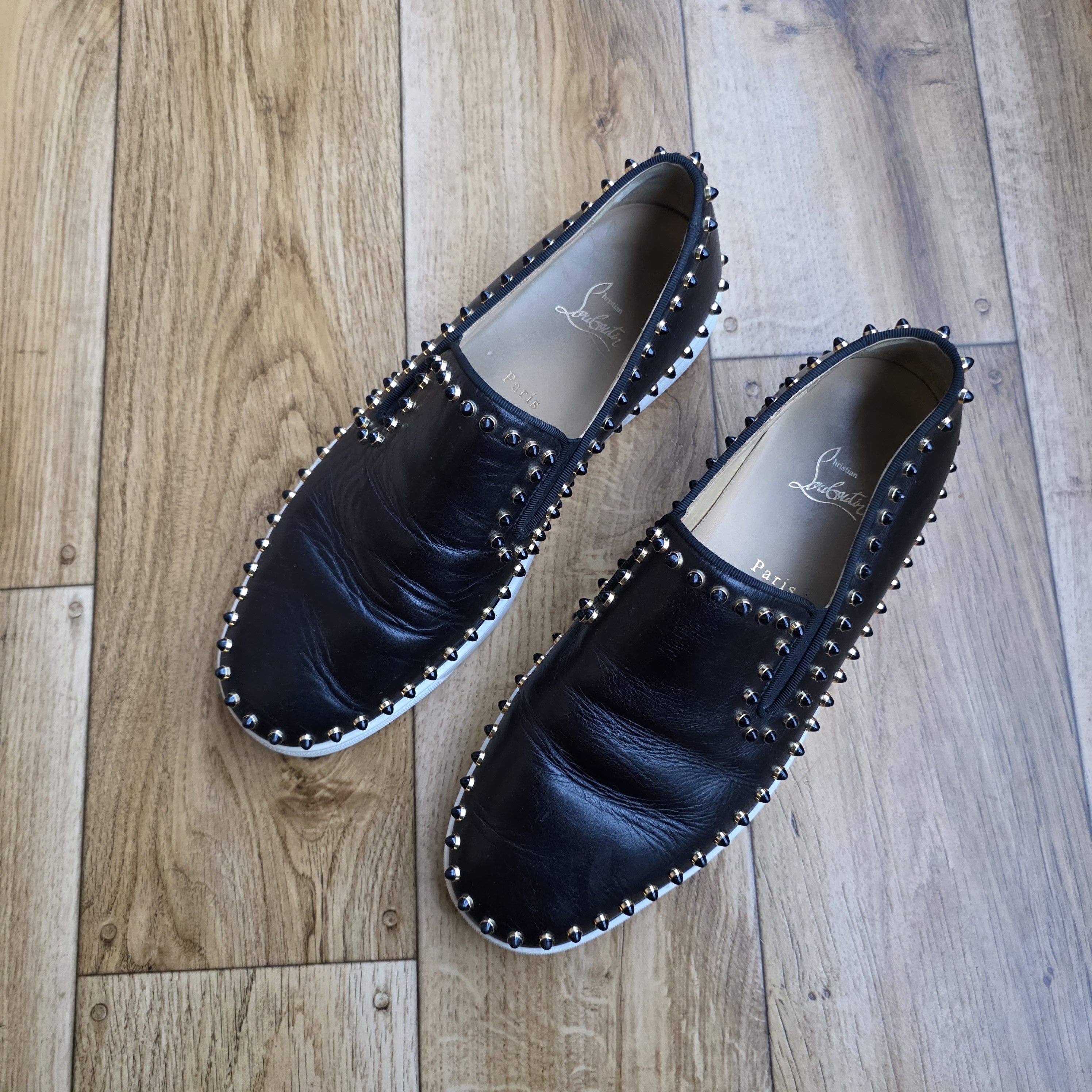 Christian Louboutin CHRISTIAN LOUBOUTIN BOAT STUDDED SNEAKERS Size US 9.5 / EU 42-43 - 3 Thumbnail