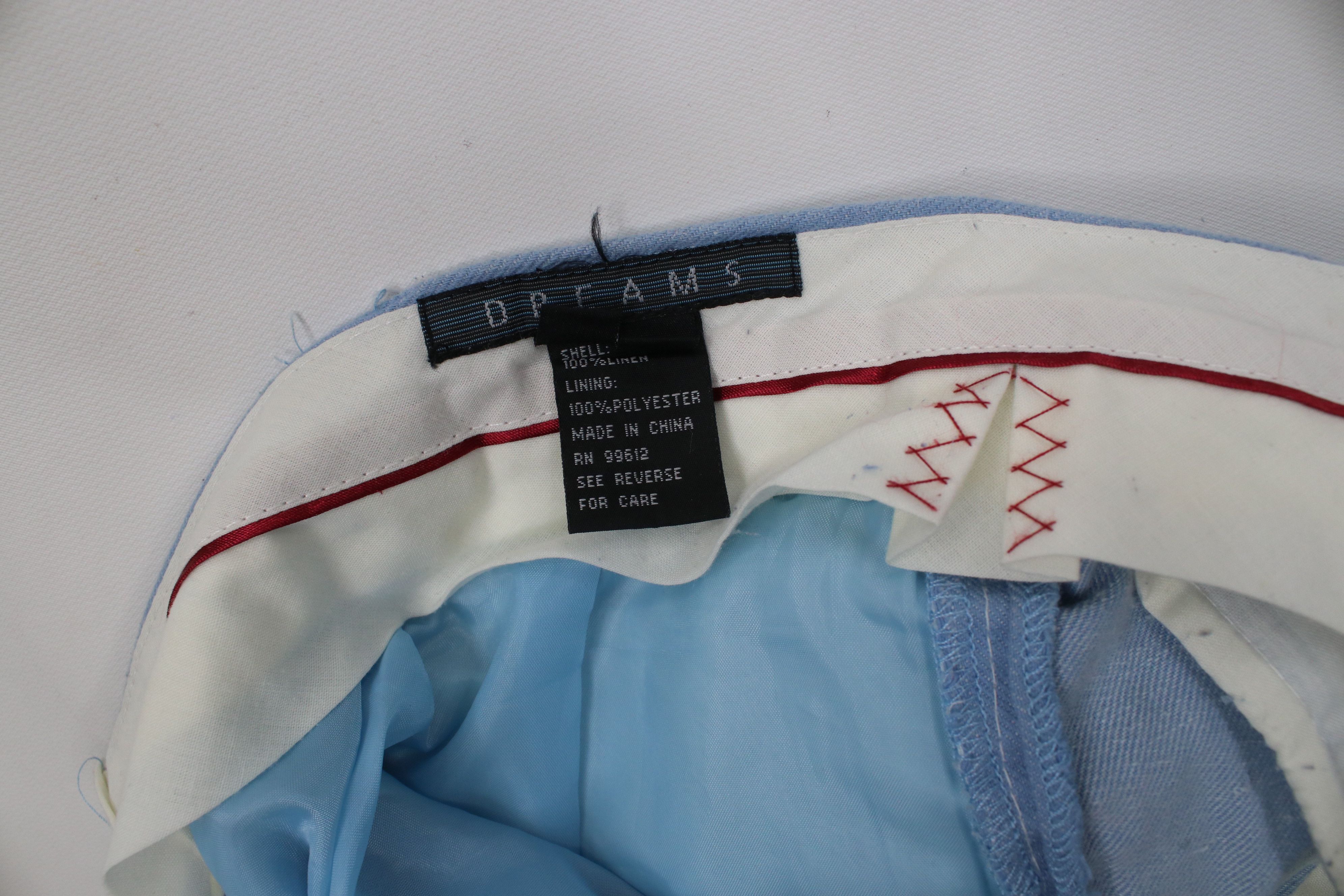 Vintage Vintage 90s Streetwear Flannel Linen Wide Leg Chino Pants Size US 36 / EU 52 - 12 Thumbnail
