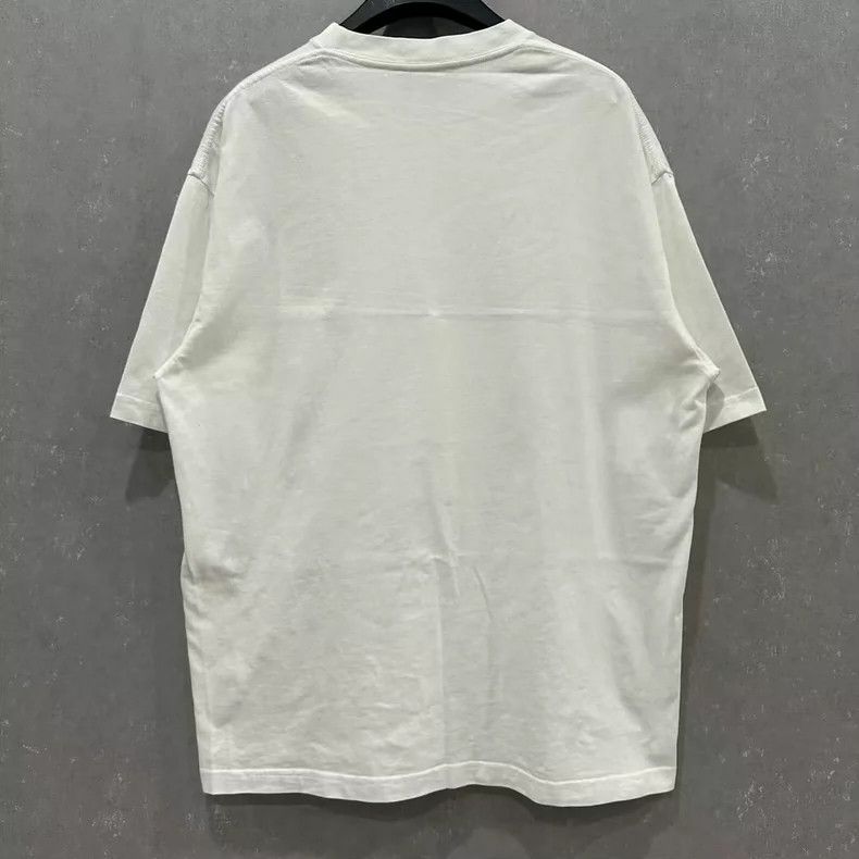 Balenciaga Balenciaga White Mosaic Logo Short Sleeve Size: XS Size US XS / EU 42 / 0 - 2 Thumbnail