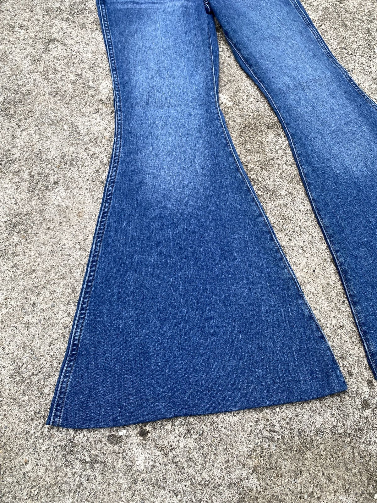 Japanese Brand × Vintage × Wrangler Wrangler Retro High Rise Super Flare Jeans Size US 26 / EU 42 - 4 Thumbnail