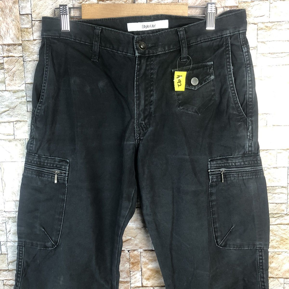 Japanese Brand Style Up japan utility Black Cargo Multipocket Pants #A92 Size US 30 / EU 46 - 5 Thumbnail