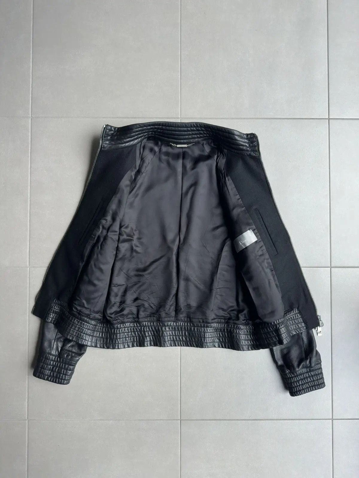 Dior Dior Homme leather bomber jacket Size US M / EU 48-50 / 2 - 3 Thumbnail