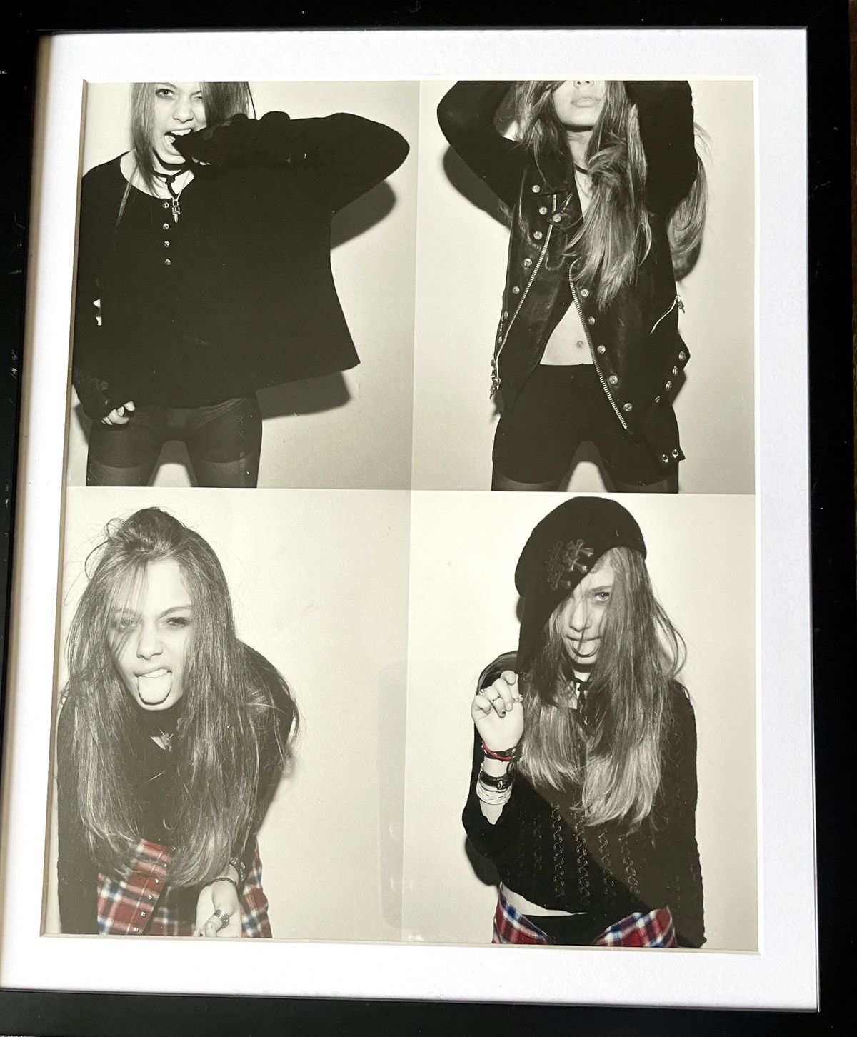 Chrome Hearts × Vintage Chrome Hearts close up 9x11 magazine cutout Framed poster Size ONE SIZE - 2 Thumbnail