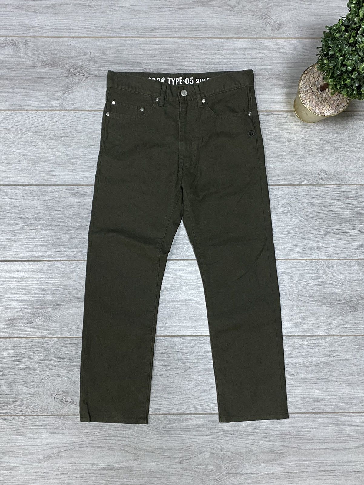 Bape 2008 Type-05 Slim Taper Denim Size US 30 / EU 46 - 1 Thumbnail