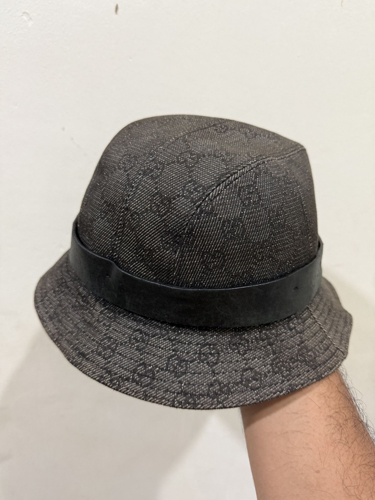 Gucci Classic Gucci GG Monogram Hat Size Medium Size ONE SIZE - 4 Thumbnail