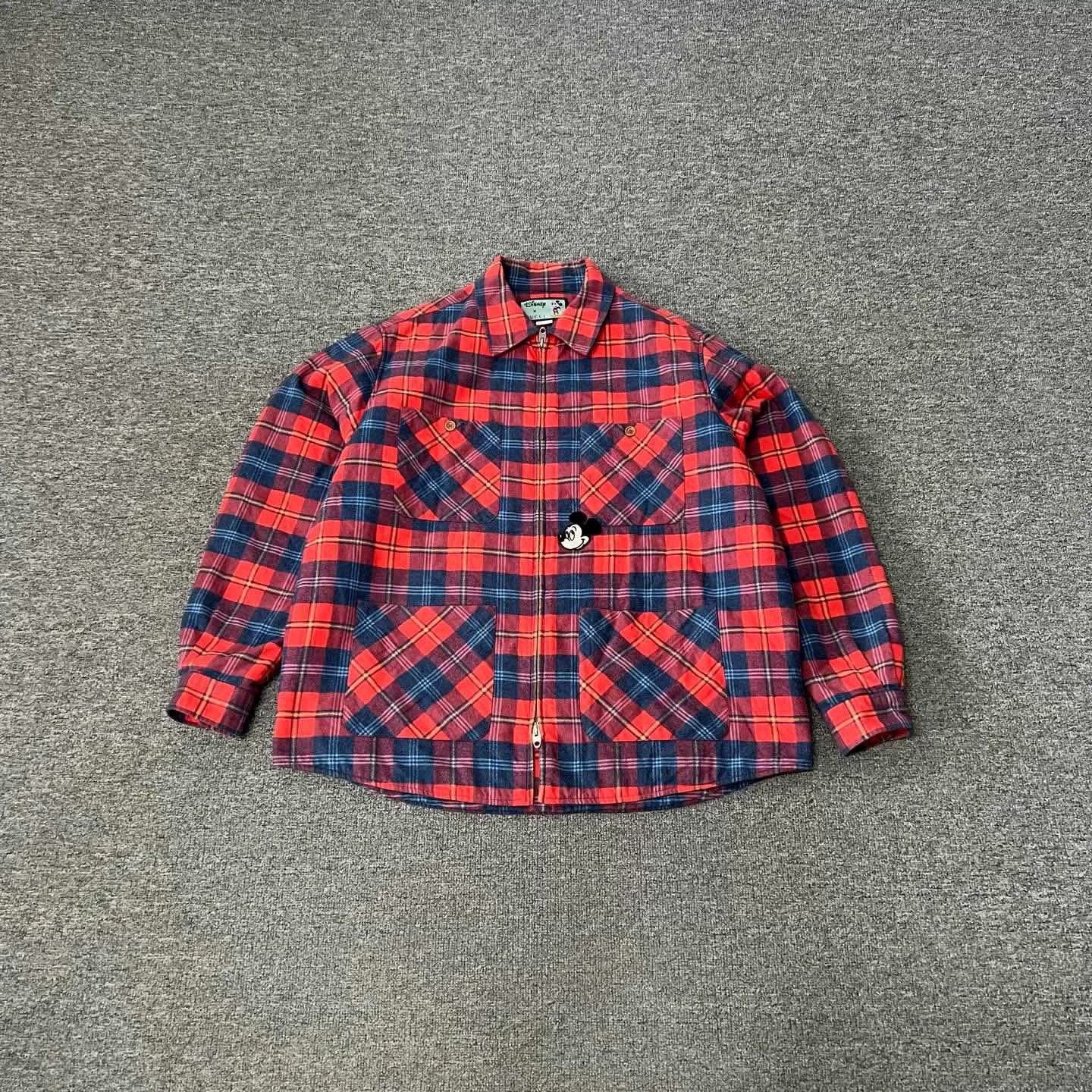 Gucci Gucci x Disney Mickey Red Blue Plaid Puffer Size US S / EU 44-46 / 1 - 1 Thumbnail