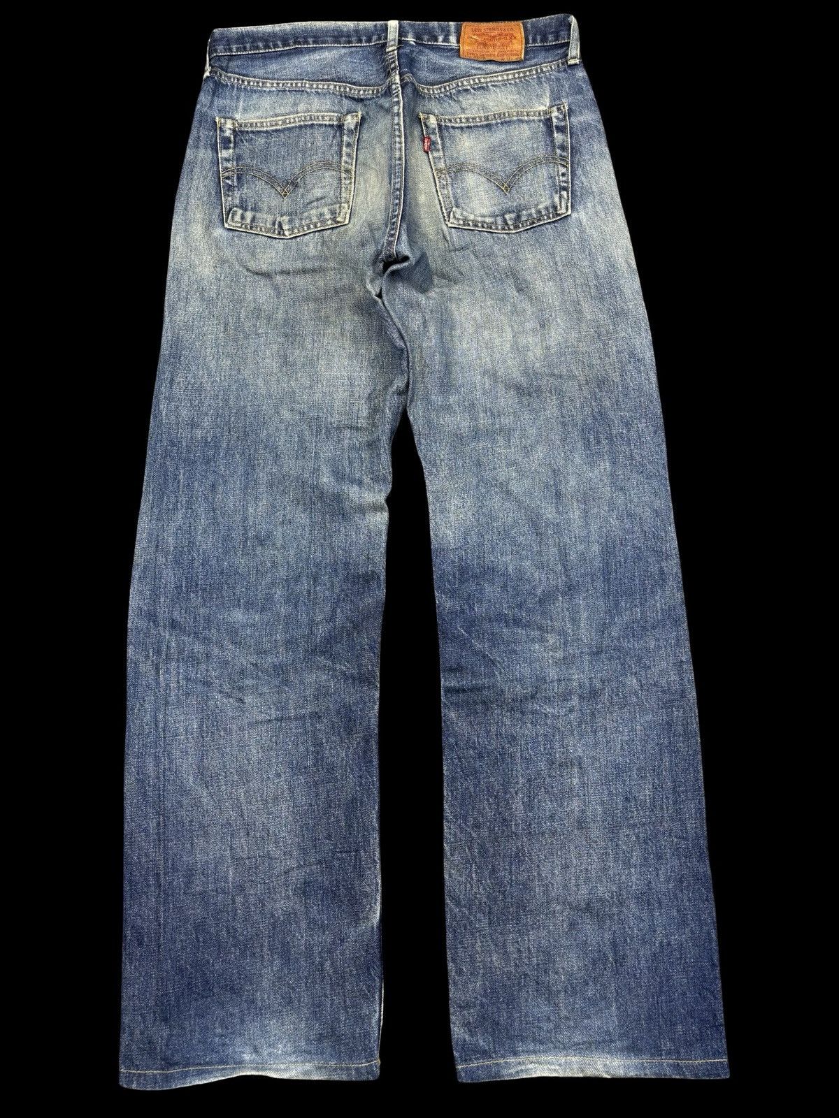 Levi's 💥Thrashed💥90s Levis 503B Big E Selvedge Thrashed Denim Size US 33 - 2 Thumbnail