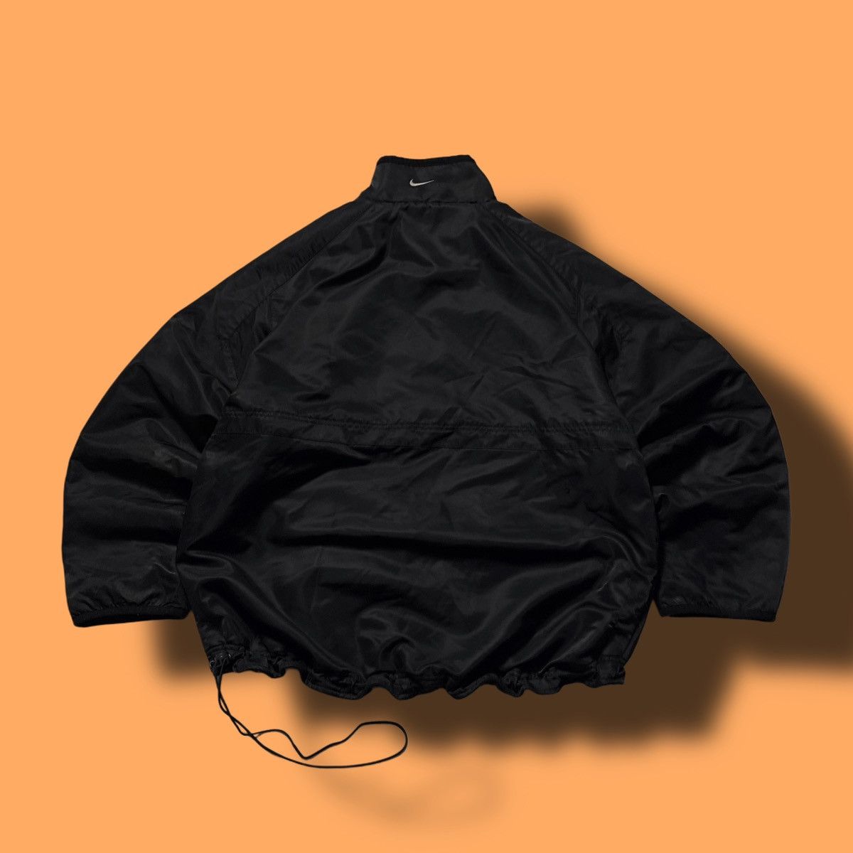 Nike × Vintage 90s Nike Vintage Double Sided Teddy Fleece/Nylon Jacket Y2K Size US L / EU 52-54 / 3 - 5 Thumbnail
