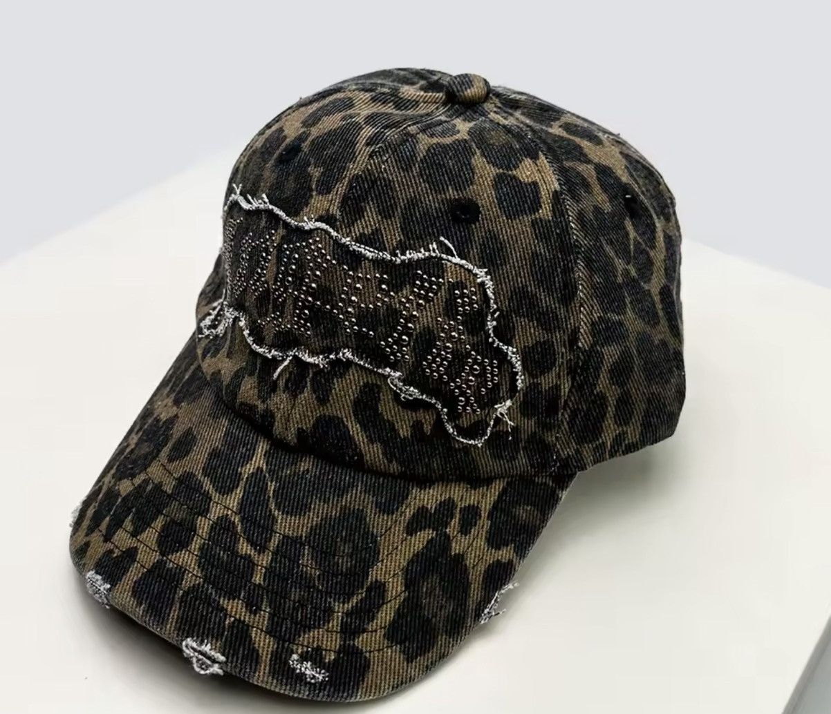 Japanese Brand Leopard Army Green Camo Baseball Hats Size ONE SIZE - 3 Thumbnail