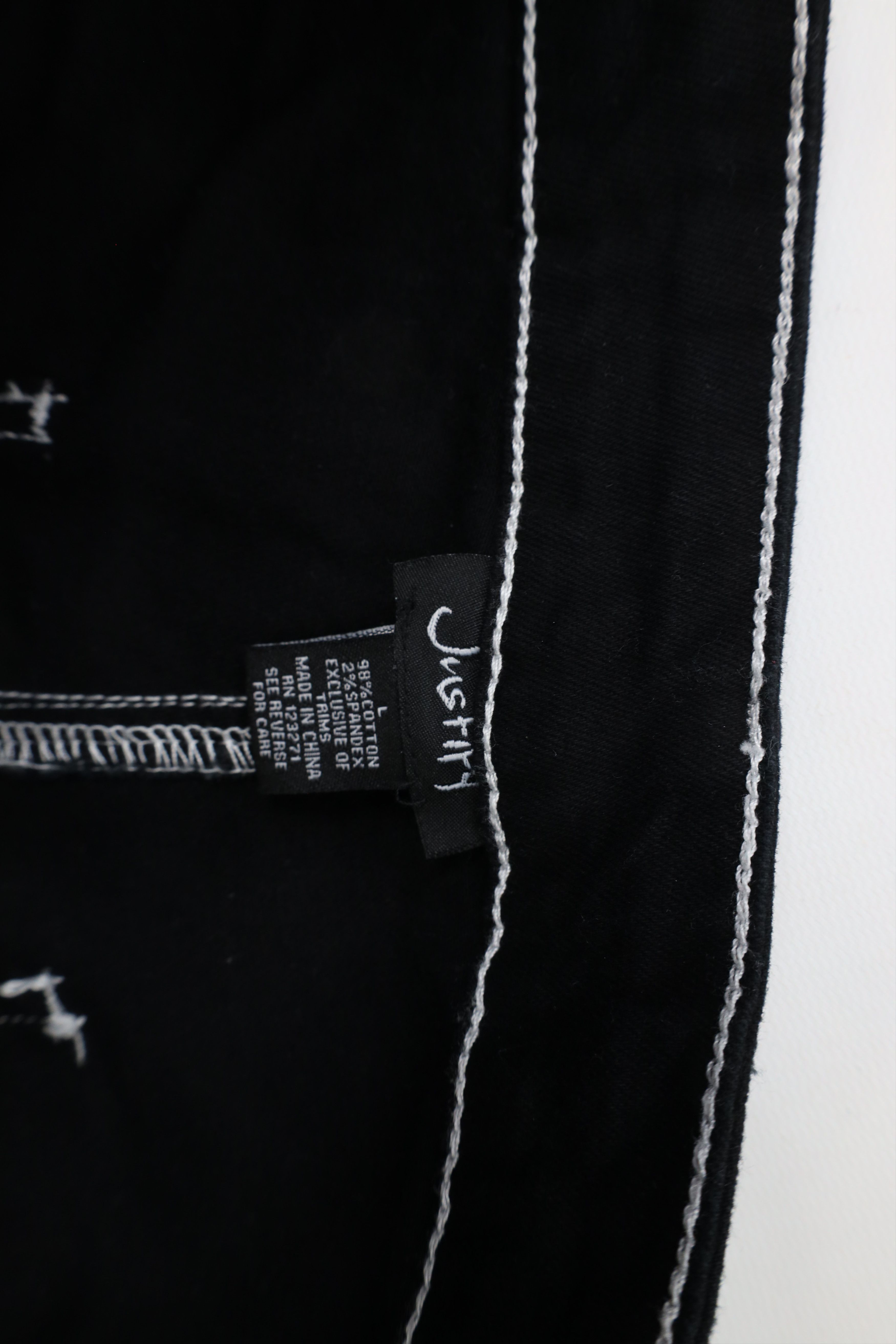Vintage Vintage 90s Y2K Streetwear Goth Skater Wide Leg Cargo Jeans Size 32" / US 10 / IT 46 - 6 Thumbnail